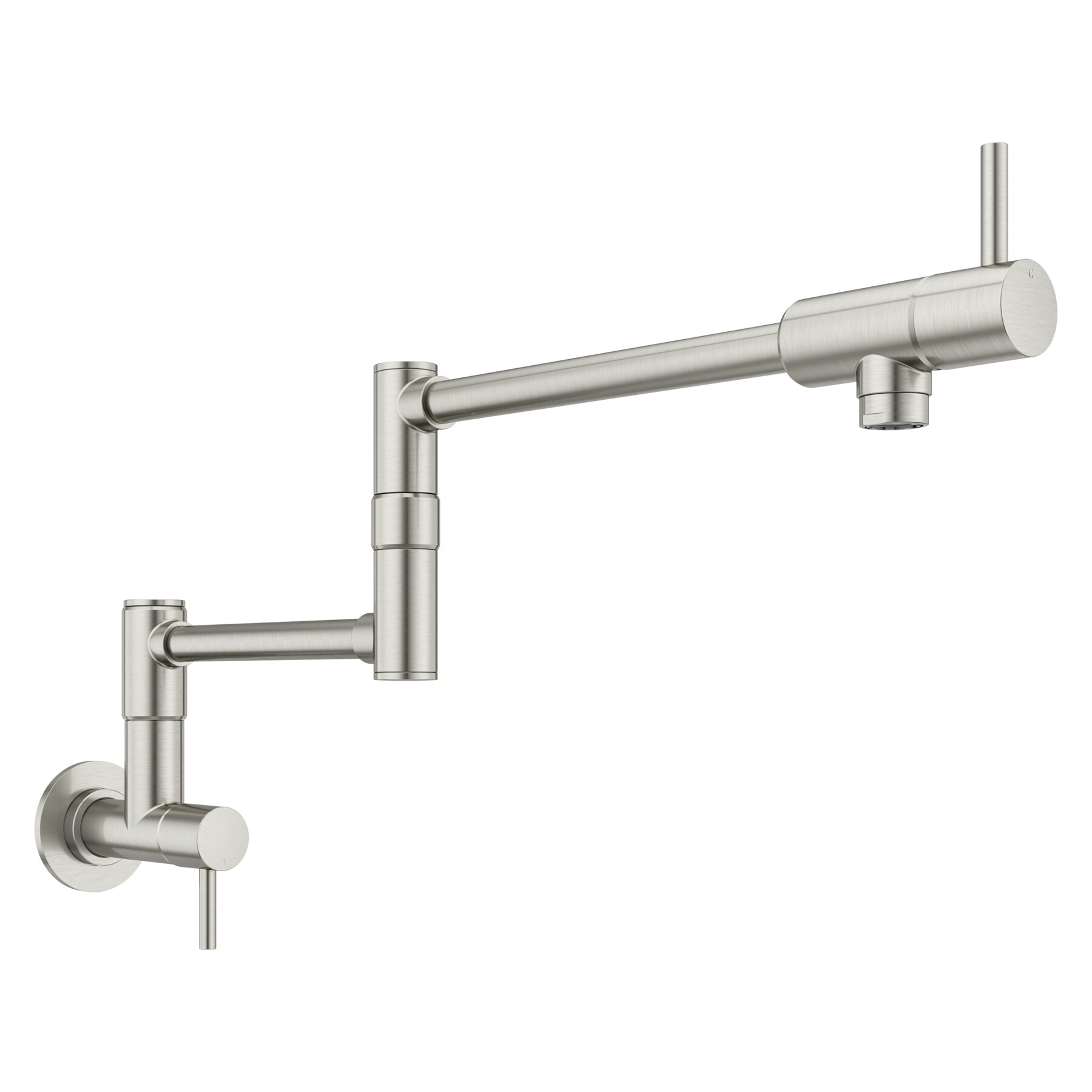 Pfister Lita Stainless Steel Double Handle Wall-mount Pot Filler ...