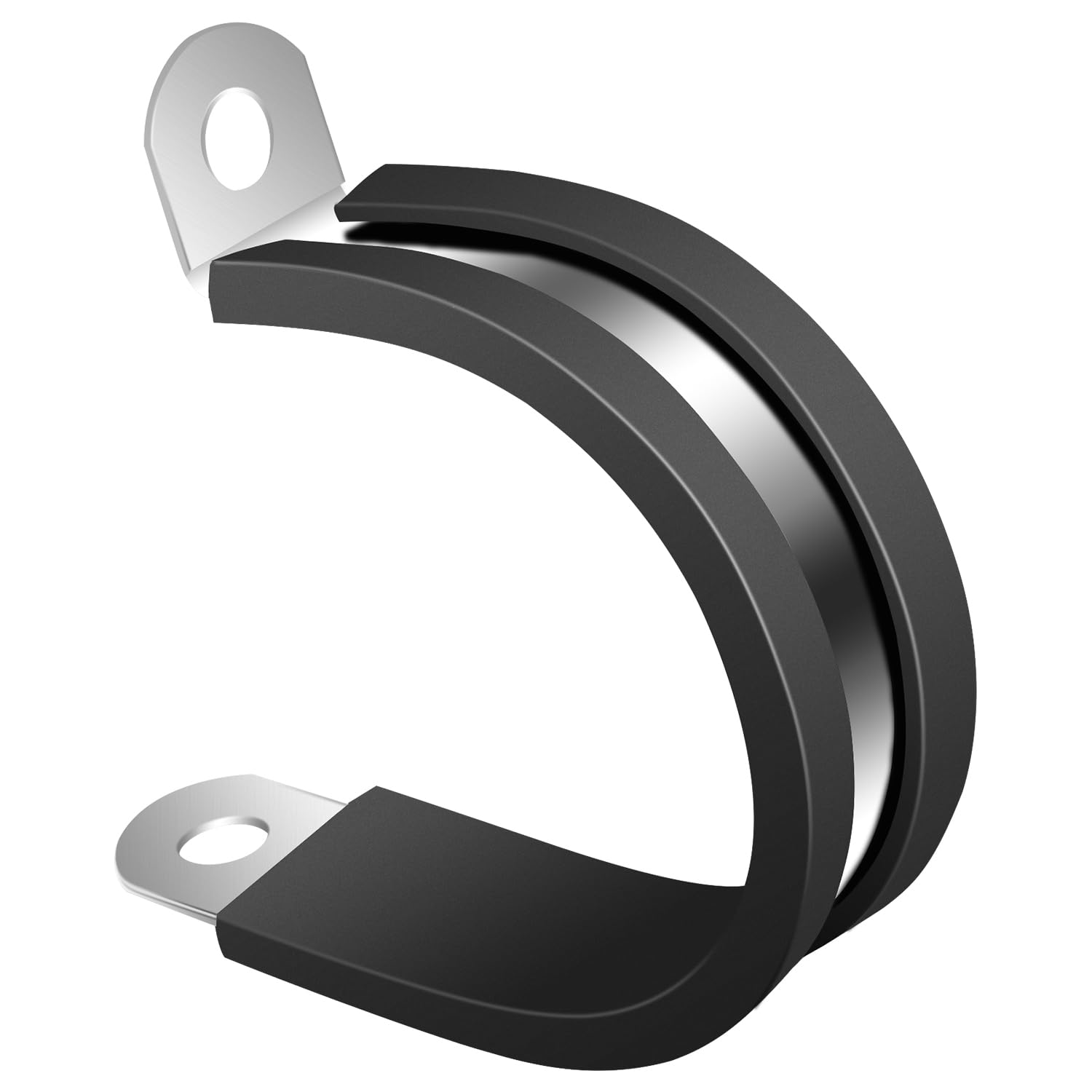 KHKFY 20 Pack 7/8 Inch Rubber Cushioned Stainless Steel P-Clamps for ...