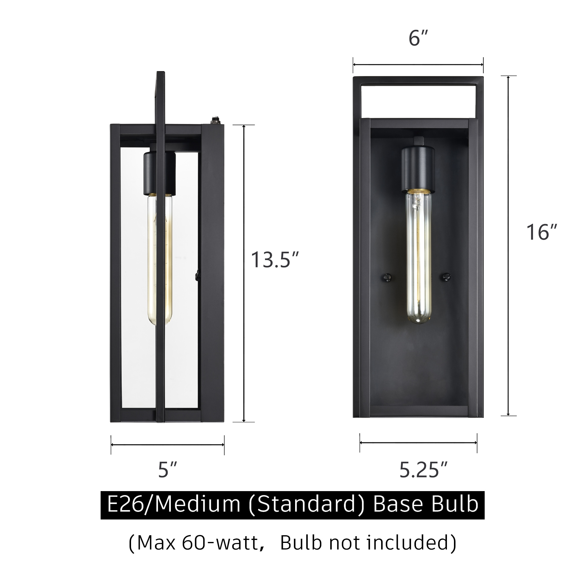 Edvivi EW682S-BK Outdoor-Wall-Lighting - View #7
