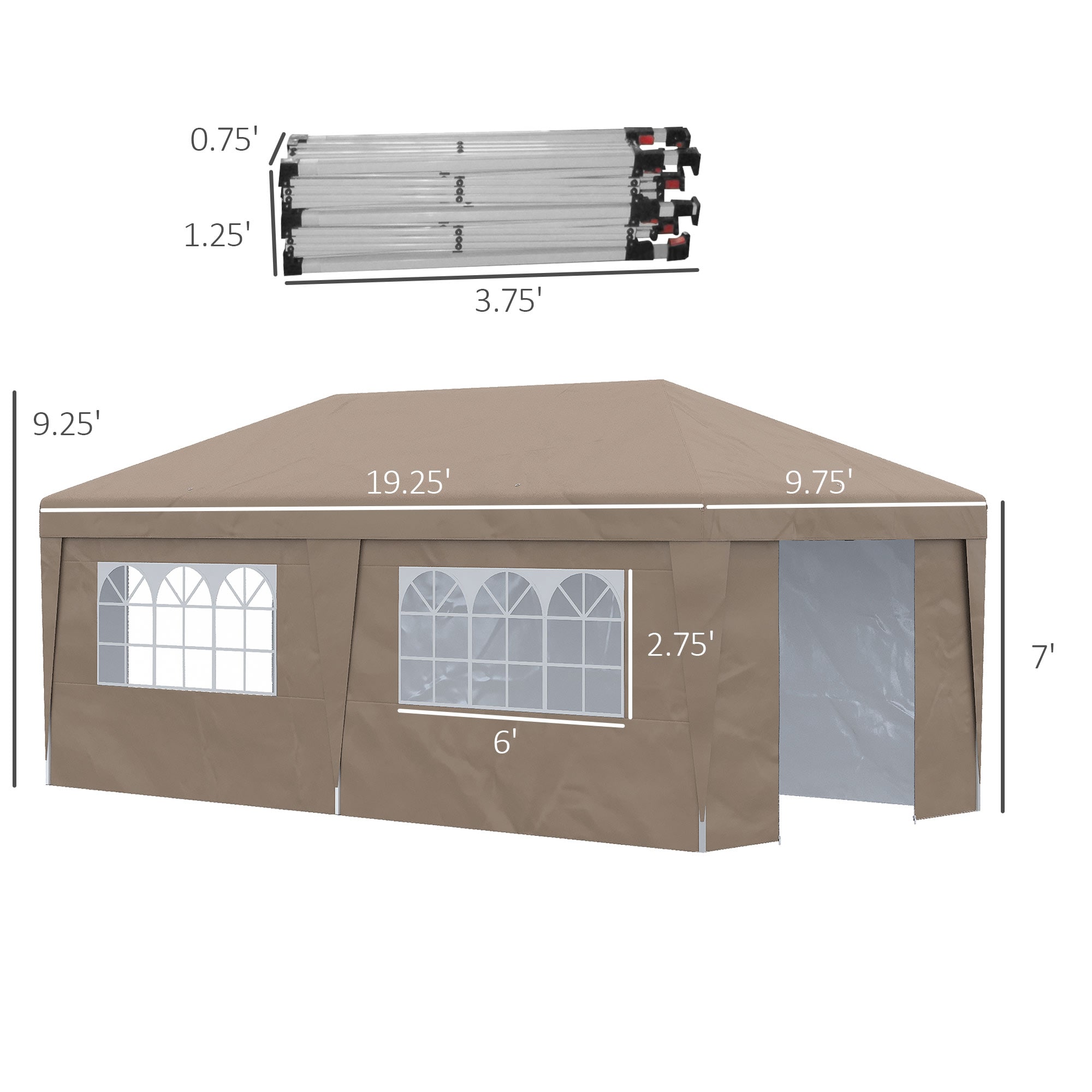 ToolCat BZ2-53-PW Wood-Resin-Gazebos - View #9