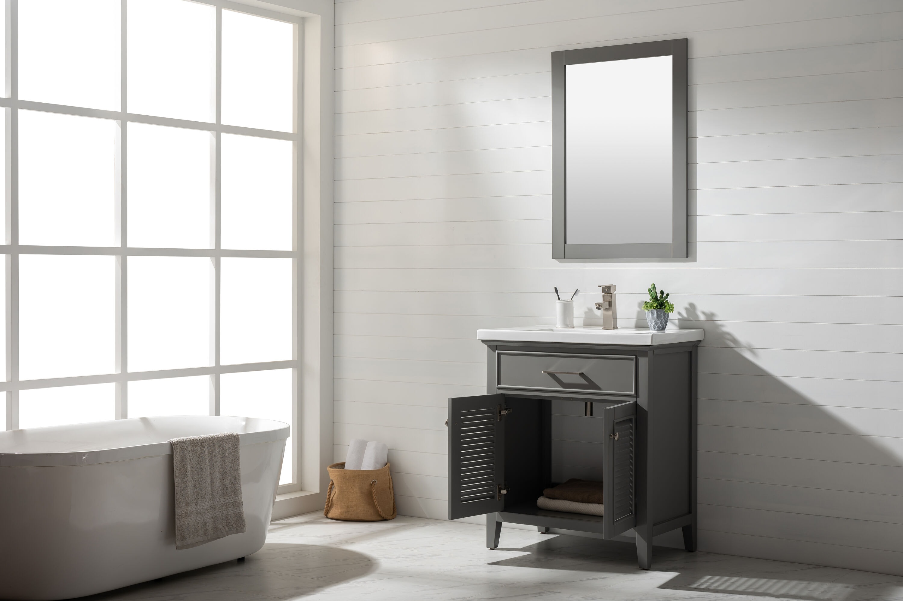 Design Element S09-30-GY Bath-Vanity-Combo - View #4