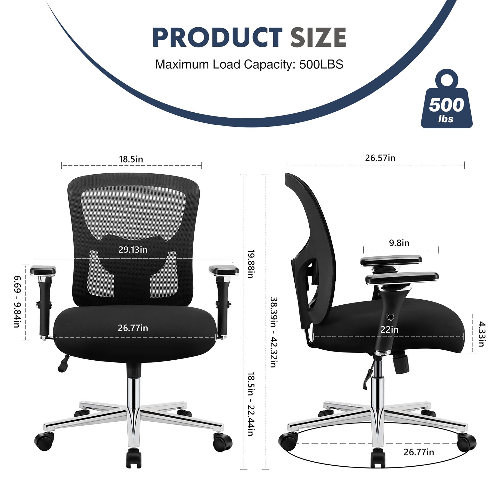 GZMR HM-3126-BEI Office-Chairs - View #6