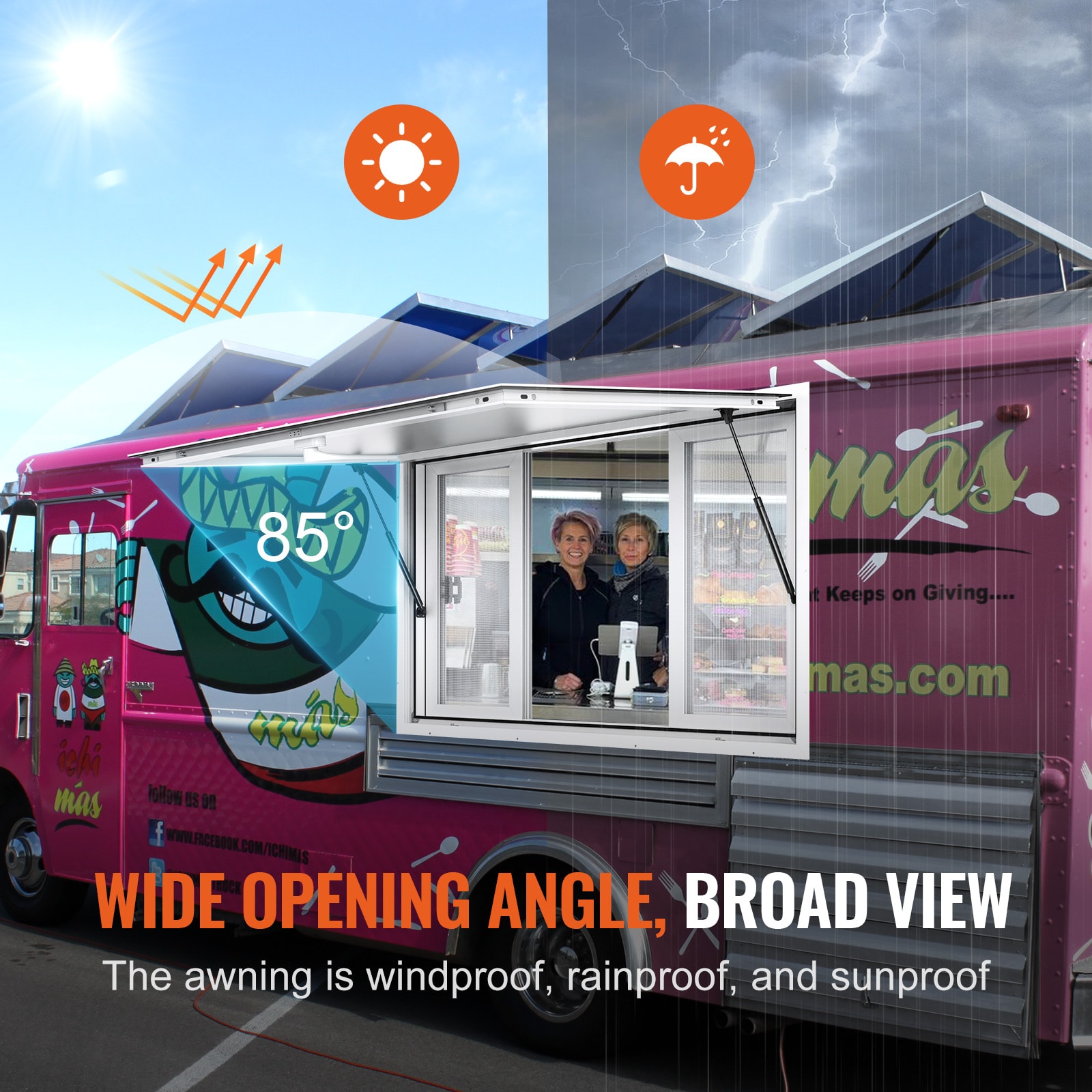 VEVOR SCFWCK53X33IEPX0NV0 Awning-Windows - View #7
