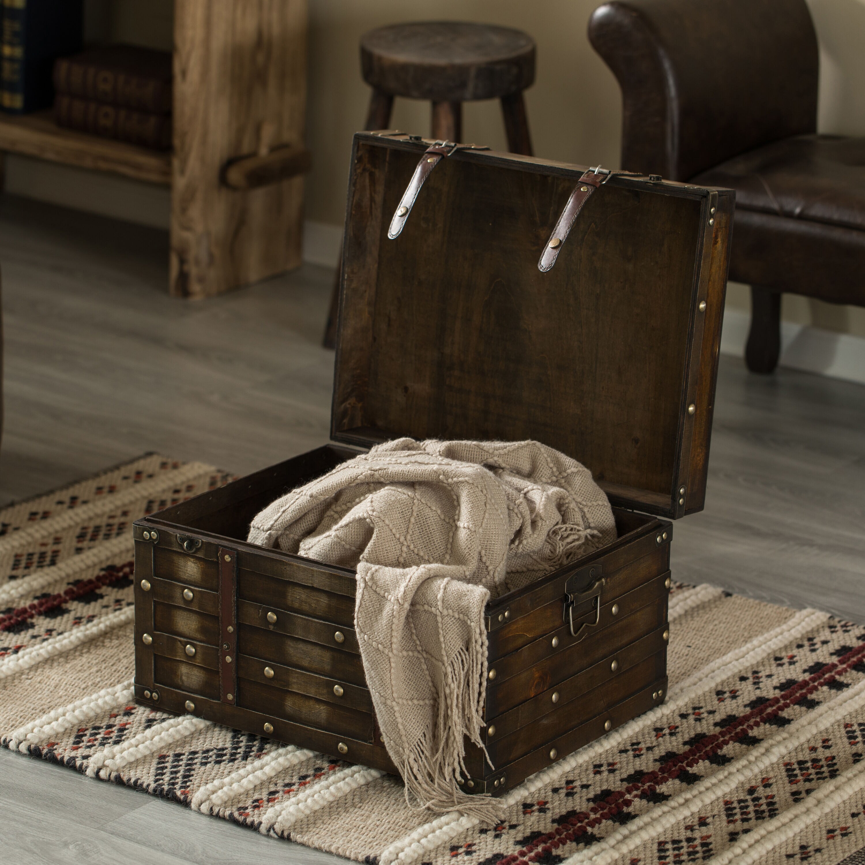 Vintiquewise QI004334.L Storage-Trunks - View #2