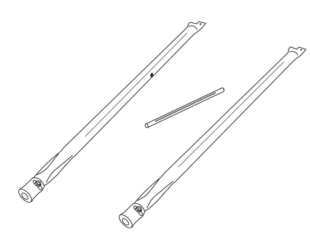 Heavy Duty BBQ Parts 11853 20.625-in Stainless Steel Tube Burner