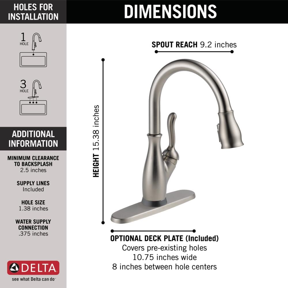 Delta 9178T-SP-DST Kitchen-Faucets - View #4