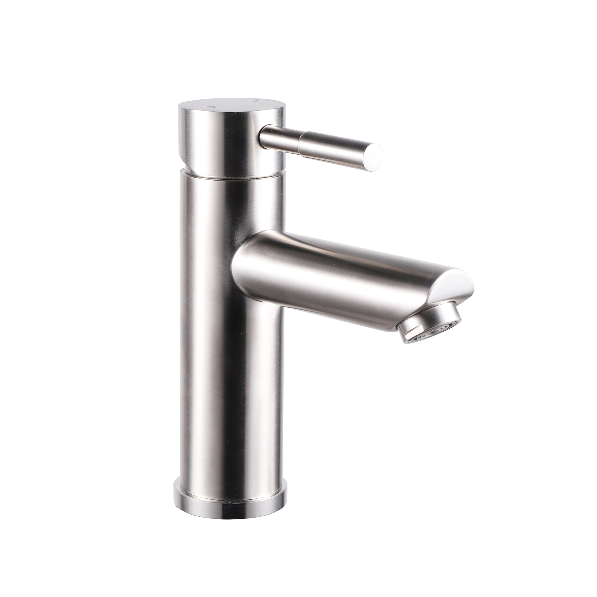 CASAINC AM-BF001-BN Brushed Nickel Single hole 1-handle Low-arc Commercial/Residential Handle Bathroom Sink Faucet
