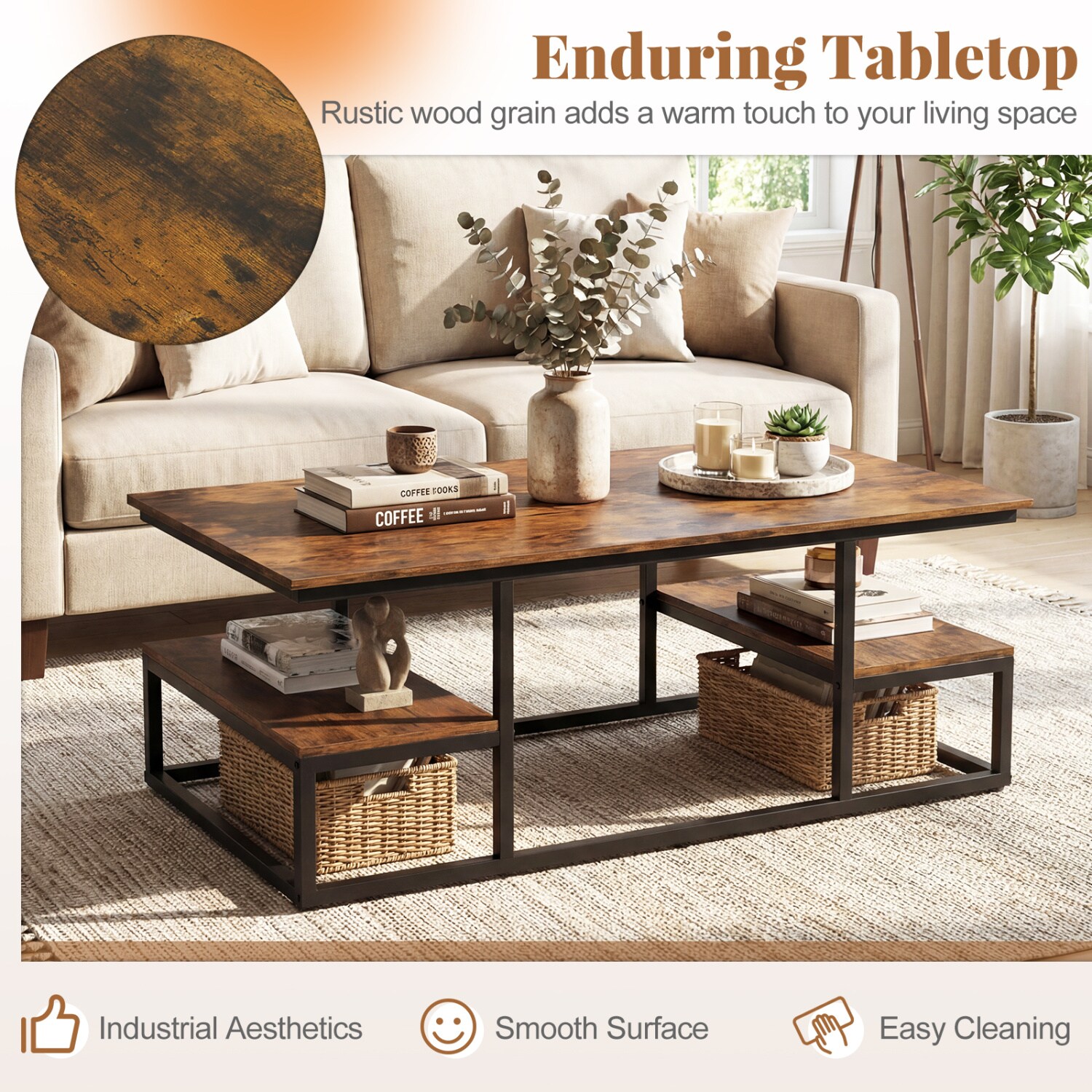 Volenca VOL-R888RQ Coffee-Tables - View #4