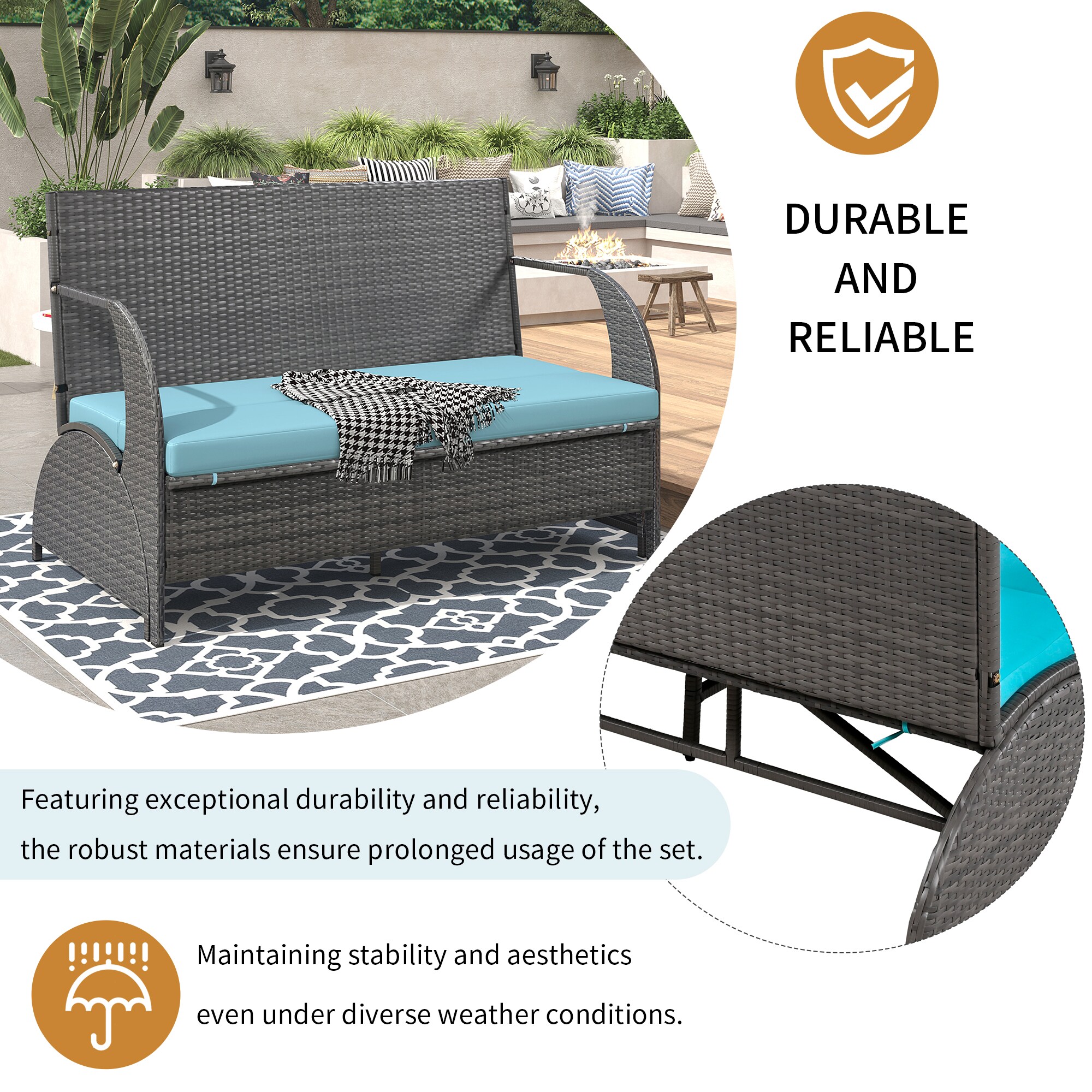 Mondawe MO-US-03AAC Patio-Conversation-Sets - View #6