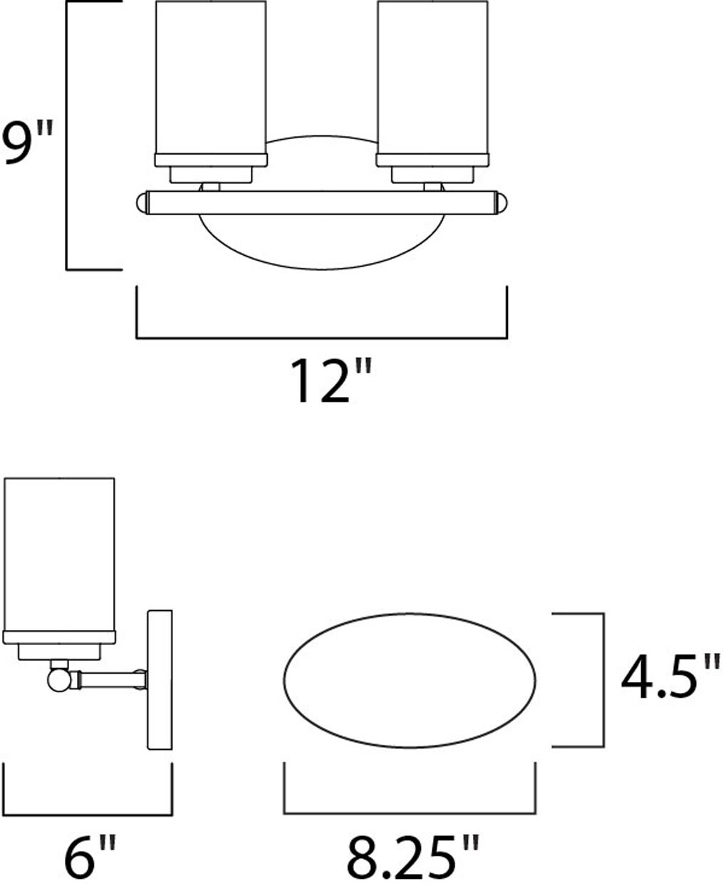 Maxim Lighting 10212FTSN b089995 - View #3