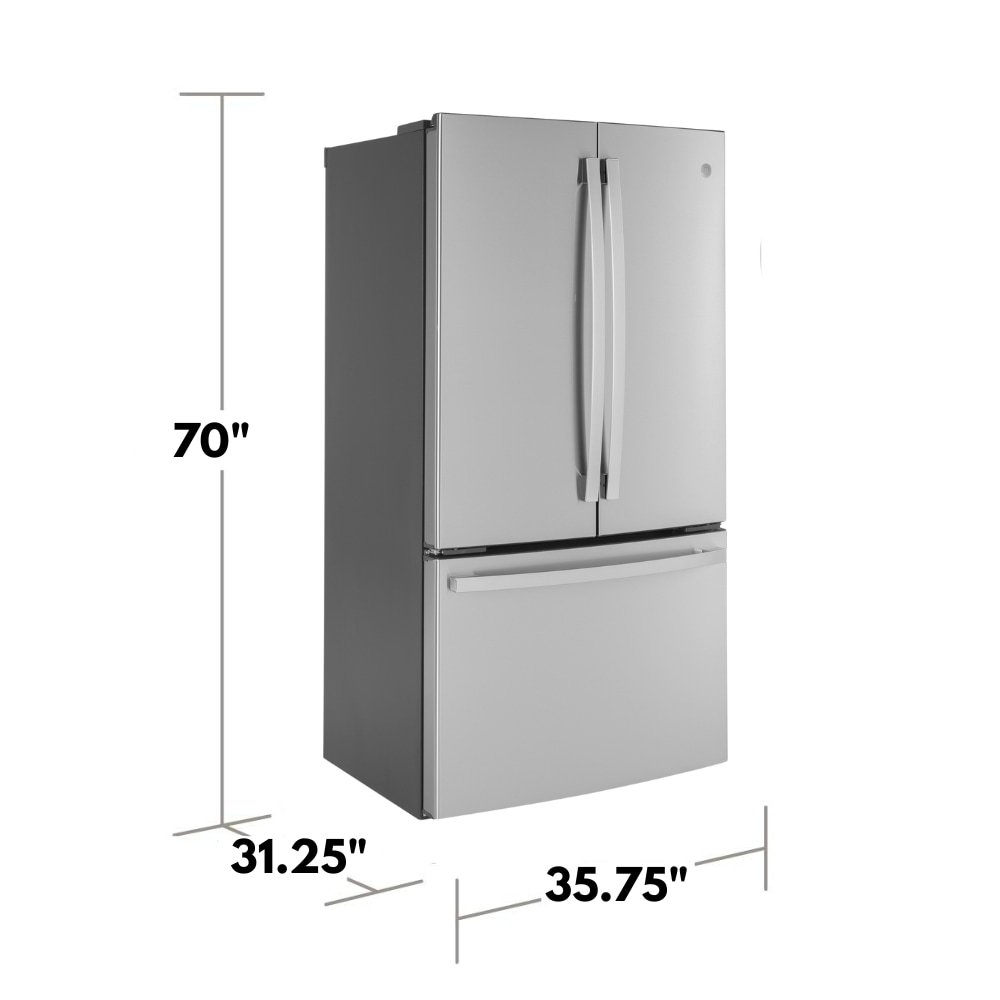 GE GWE23GYNFS French-Door-Refrigerators - View #19