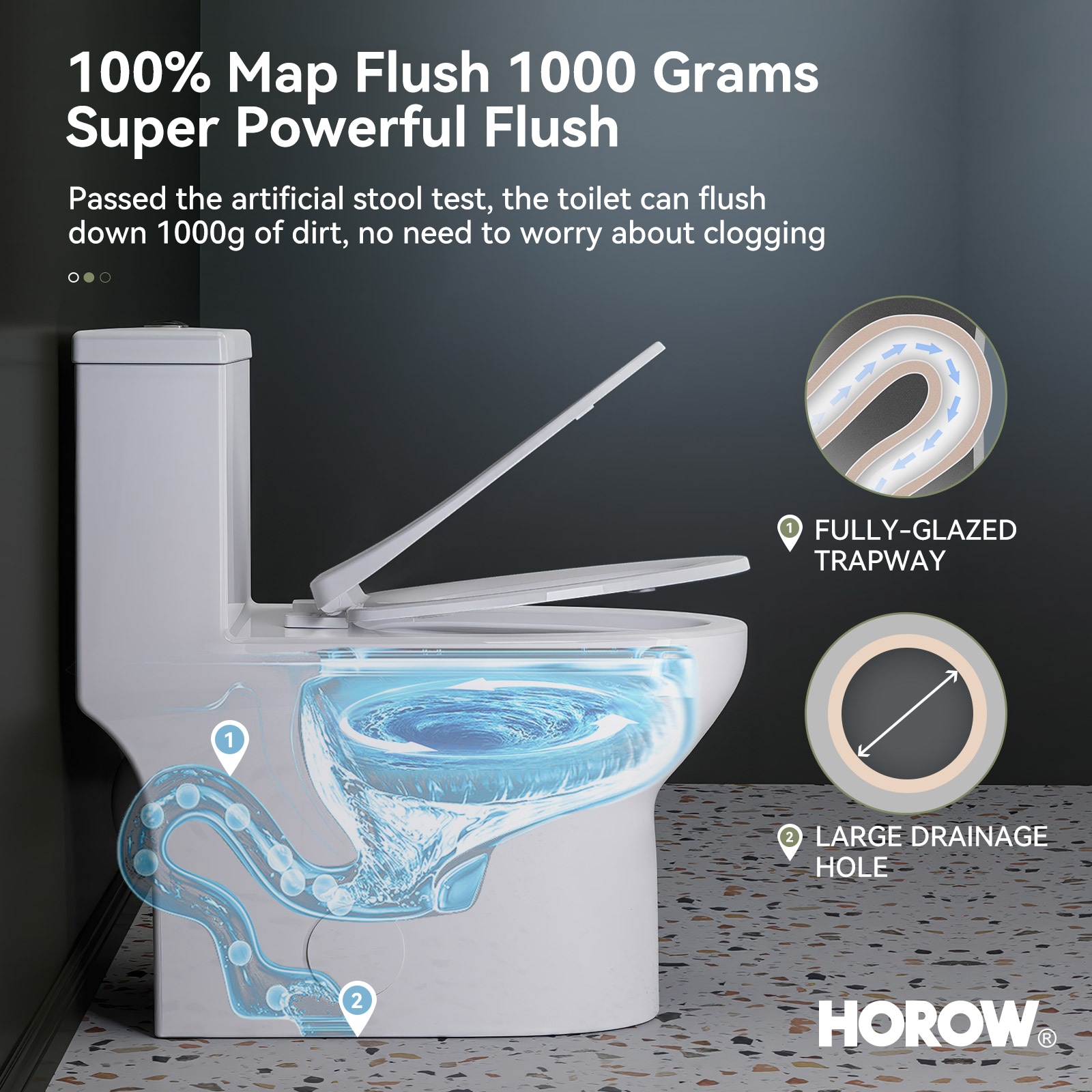 HOROW HR-T0350W toilets - View #5