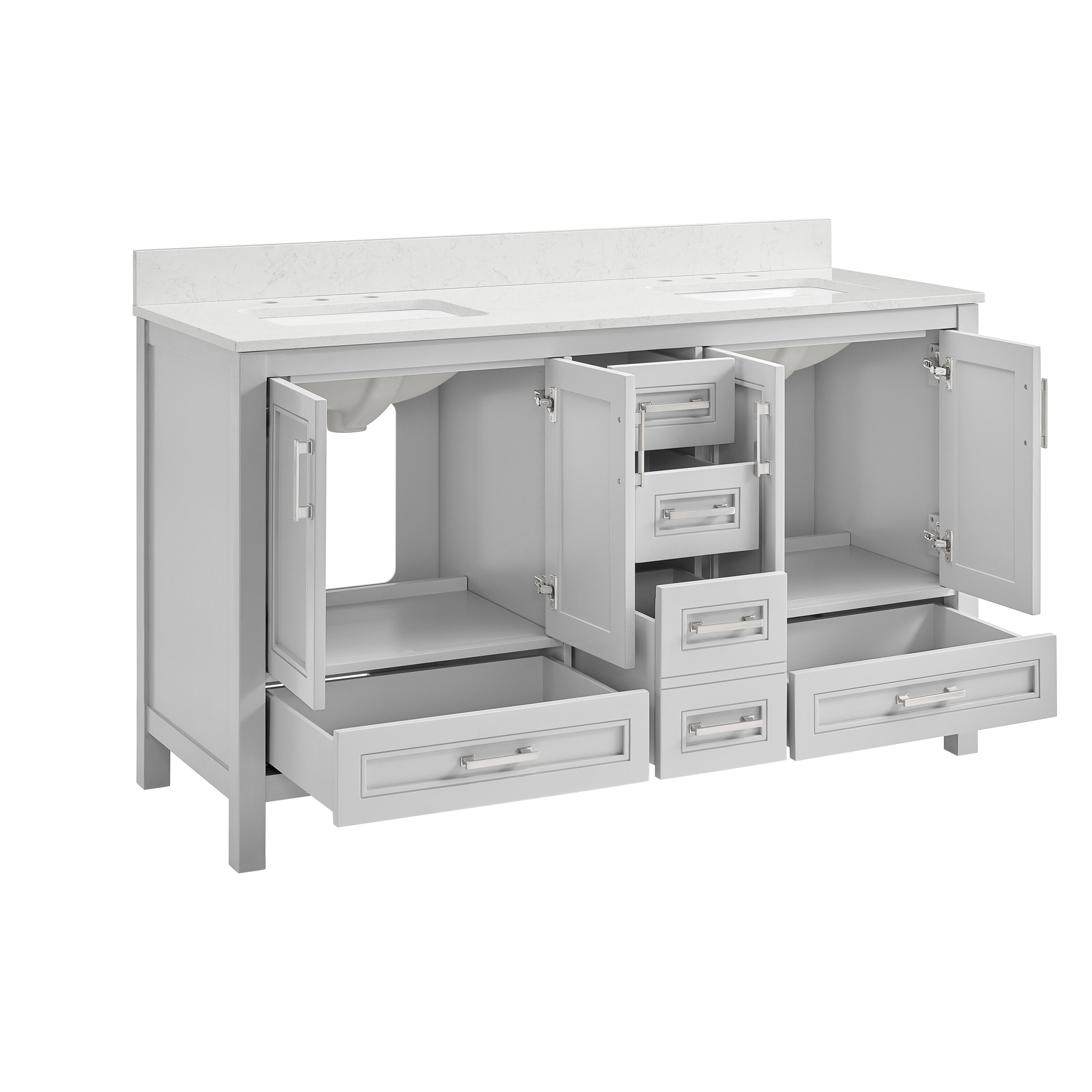 allen + roth 1541VA-60-242-925 Bath-Vanity-Combo - View #4