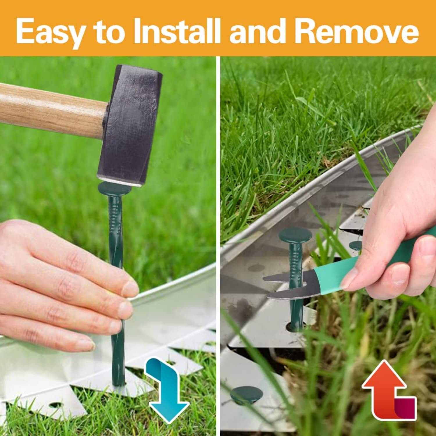 Angel Sar L2FHA510EGSTK22 Edging-Stakes-Paver-Spikes - View #4
