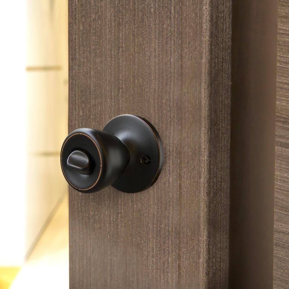 Design House Terrace Oil Rubbed Bronze Interior Bedbath Privacy Door Knob 6 Pack 190694 At 1193