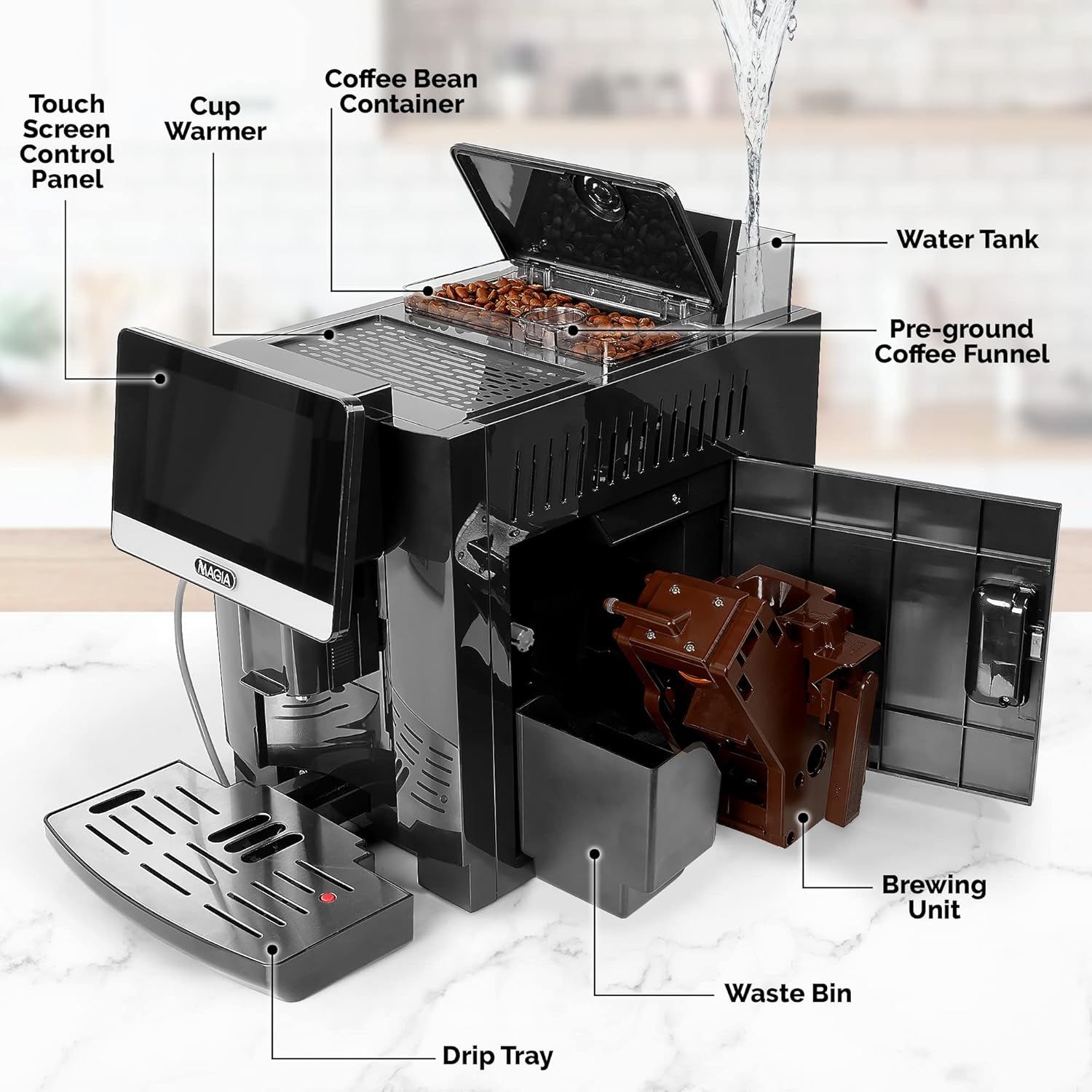 Zulay Kitchen 195702023478 Espresso-Machines - View #8