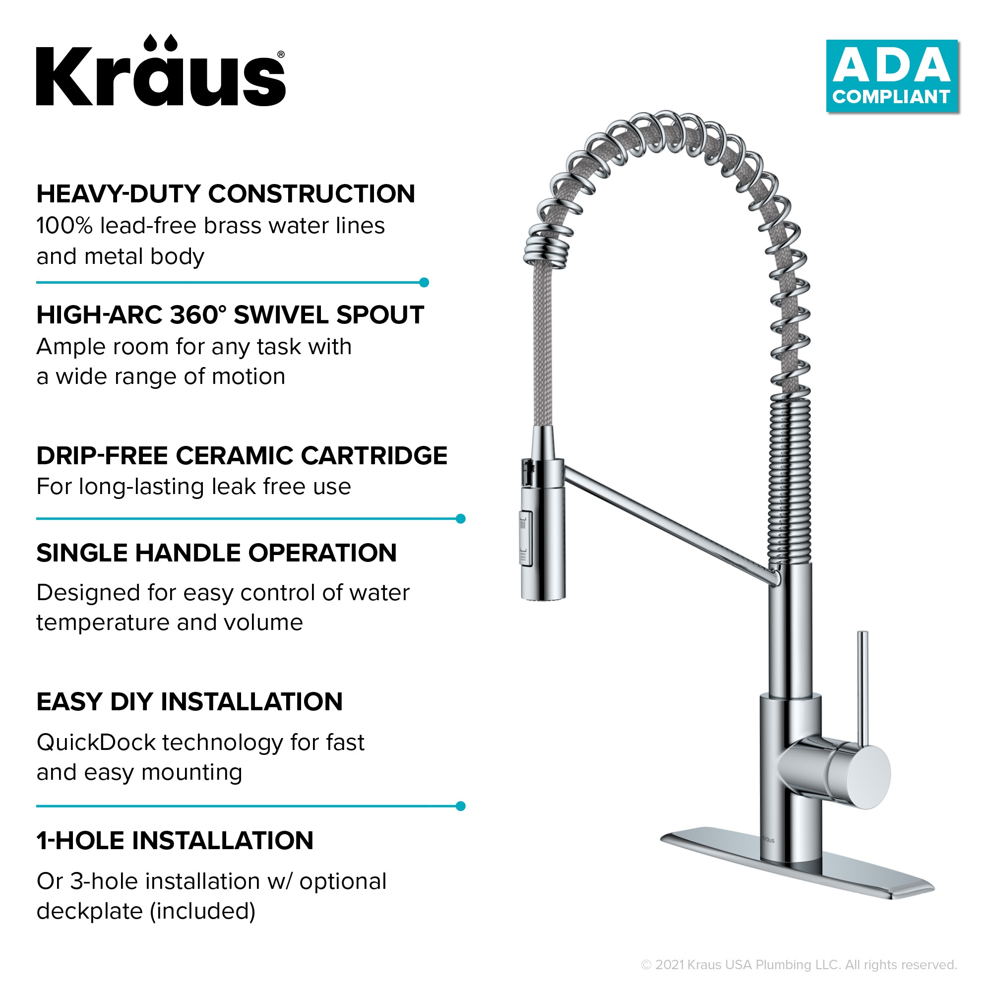Kraus KPF-2631CH Kitchen-Faucets - View #12