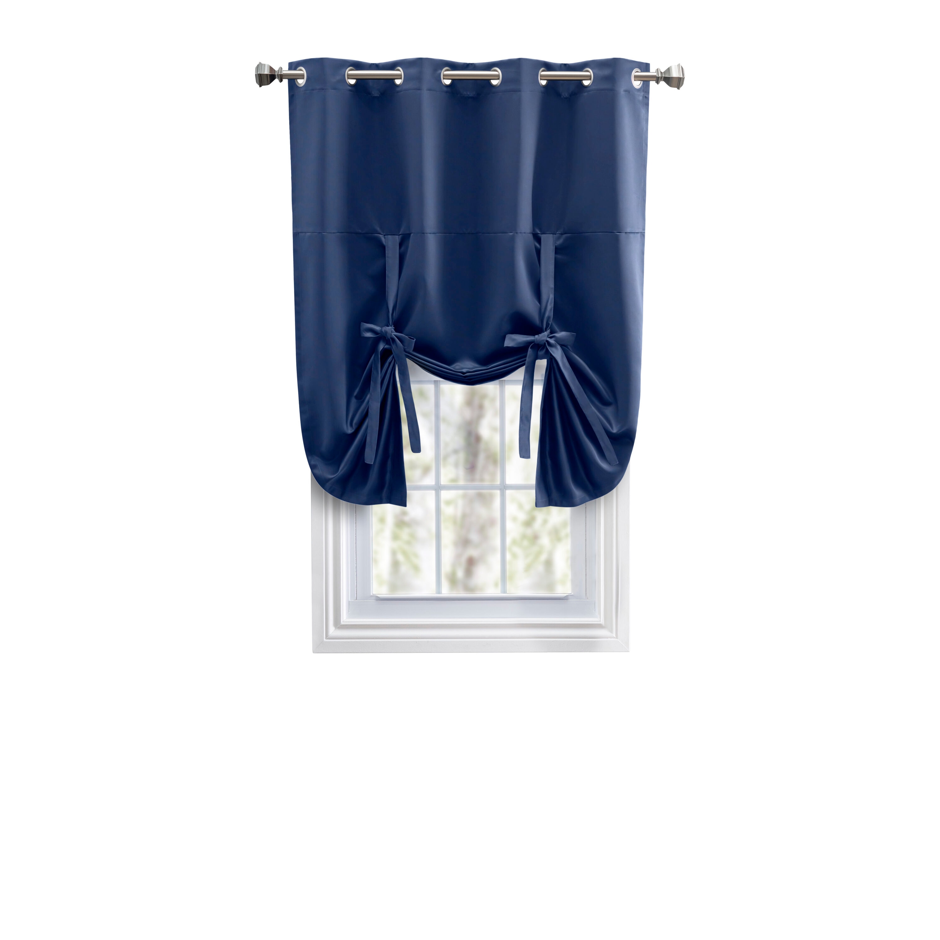 Ricardo Trading 02000-79-T63-03 63-Inches Blue Blackout Grommet Single curtain panel