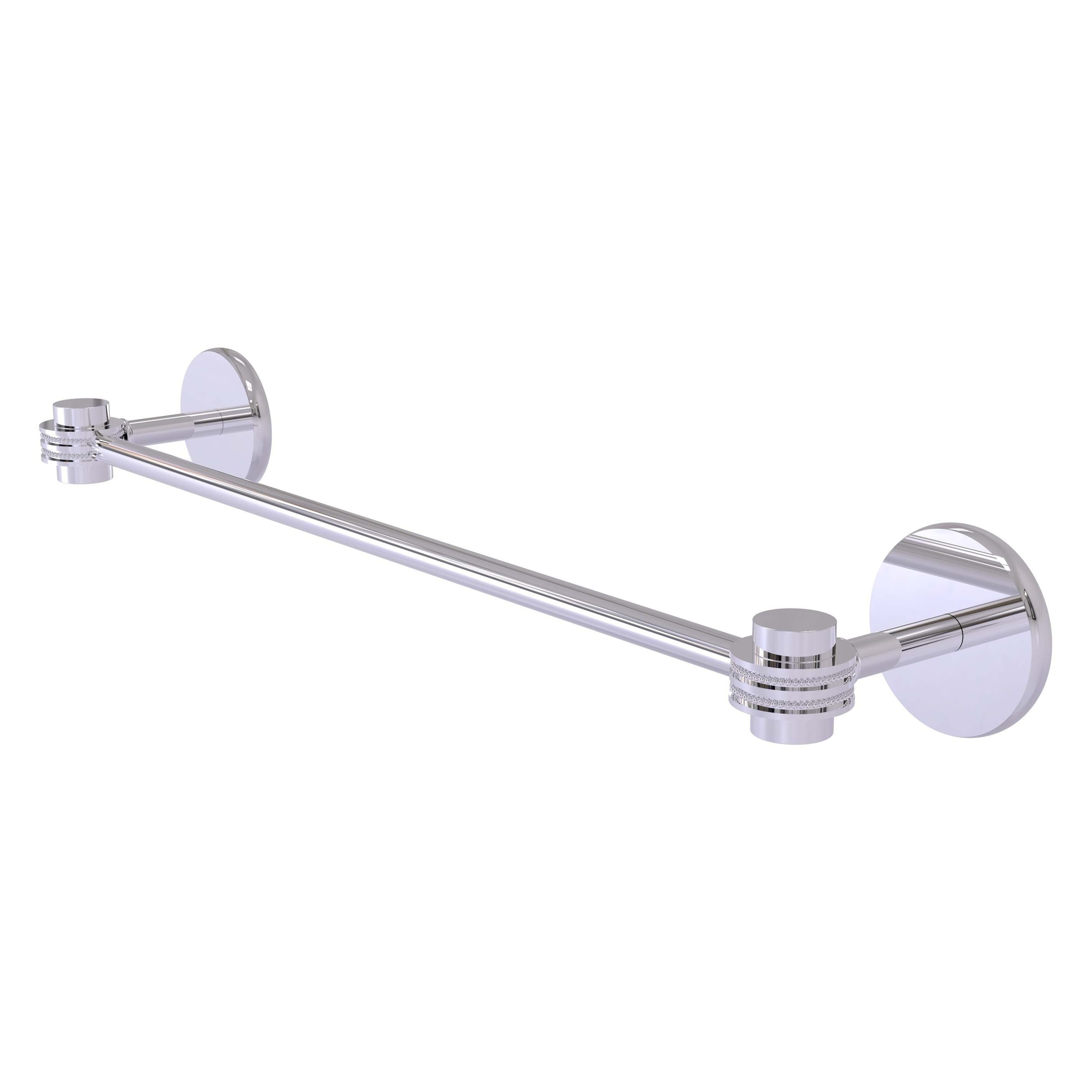 Allied Brass 7131D/30-PC Satellite Orbit One 30-in Polished Chrome Wall mount Single Towel Bar