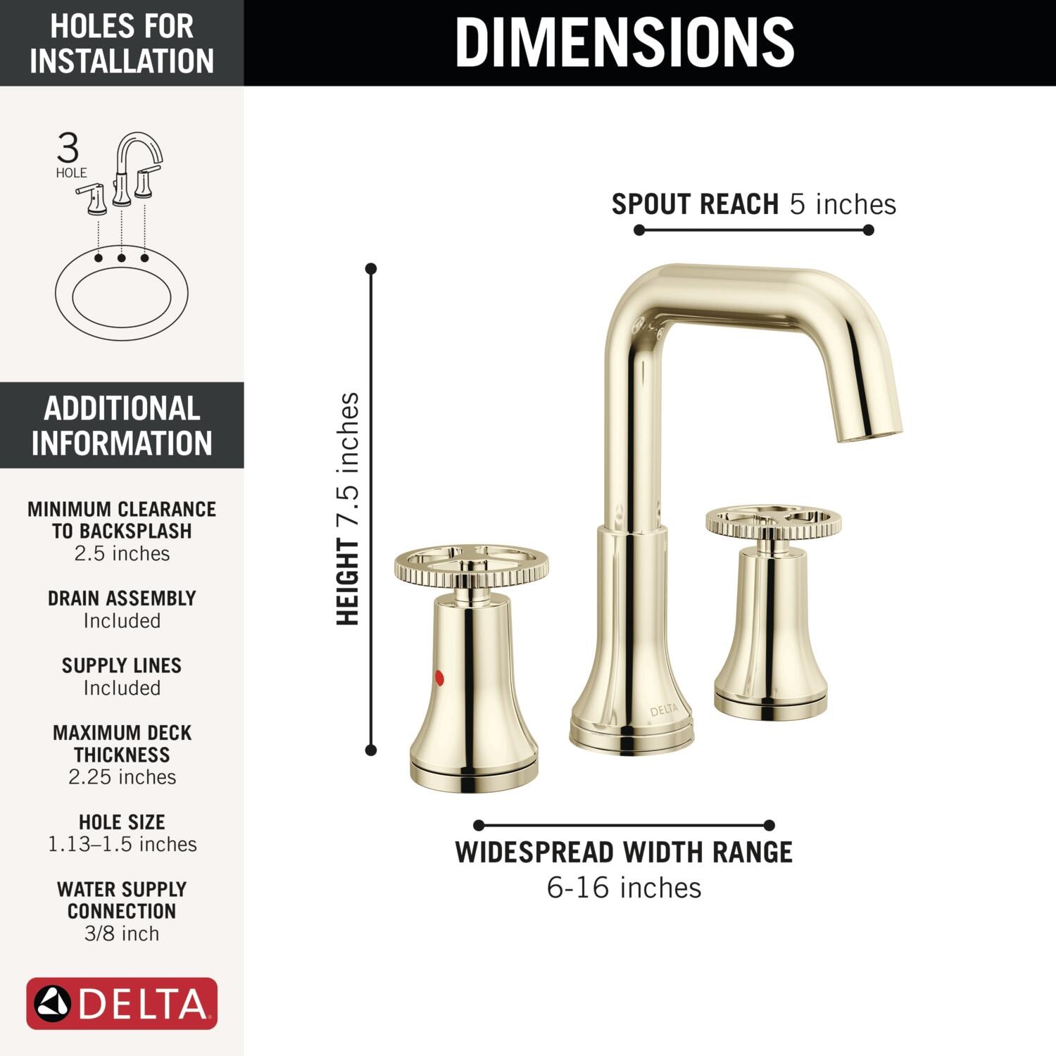 Delta 35547-PNMPU-DST Lavatory-Faucets - View #5