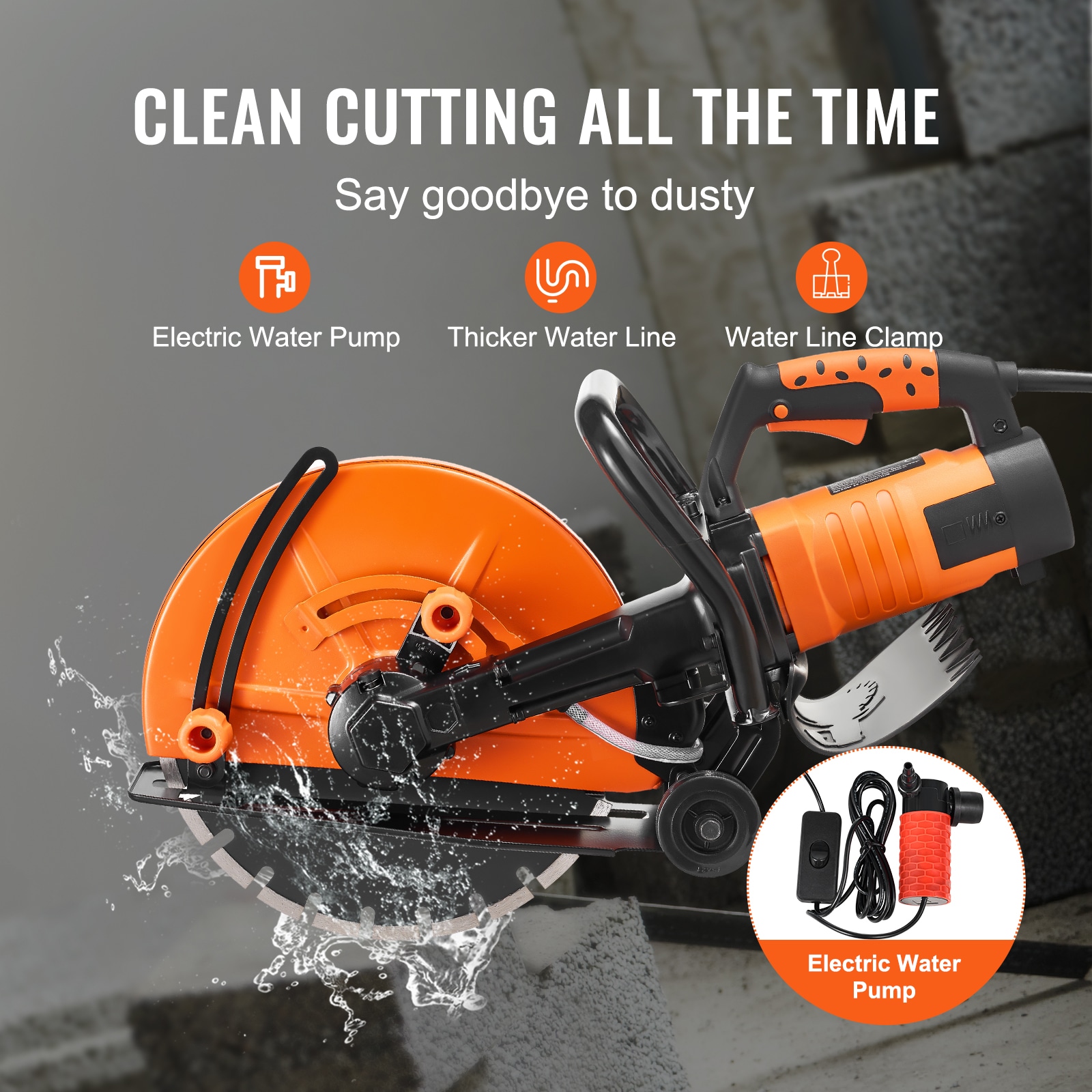 VEVOR D3200W14IN5INYGWJV1 Masonry-Saws - View #6