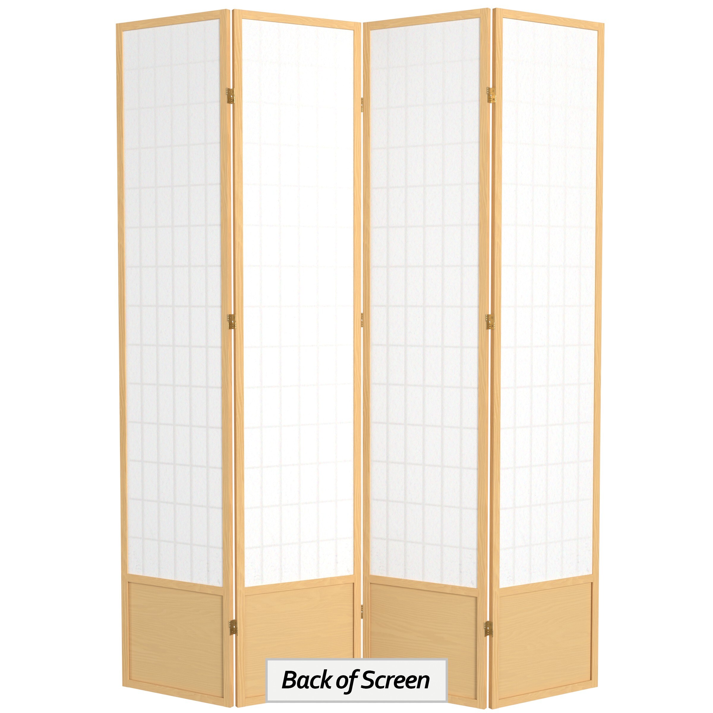 Red Lantern 84WP-NAT-4P Indoor-Privacy-Screens - View #2