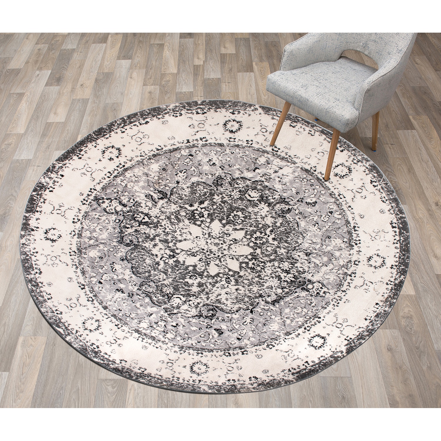World Rug Gallery MON830GRAY6RND rugs - View #5