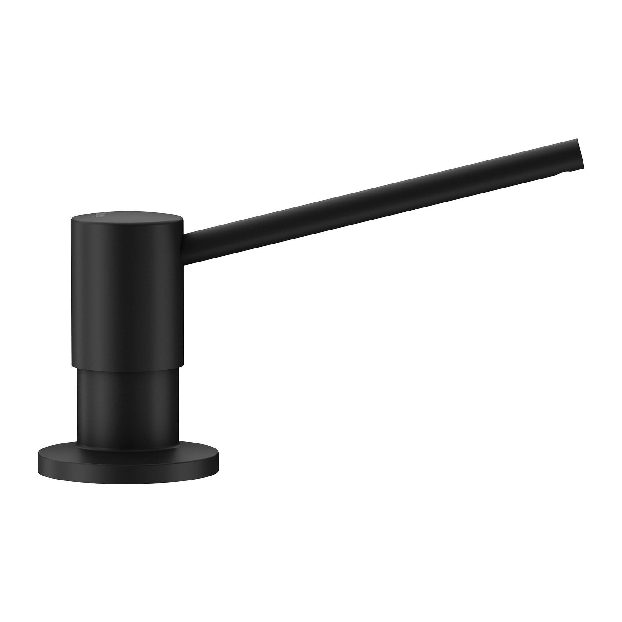 BLANCO 402572 Torre Coal Black 10-oz. Capacity Deck-mount Soap and Lotion Dispenser