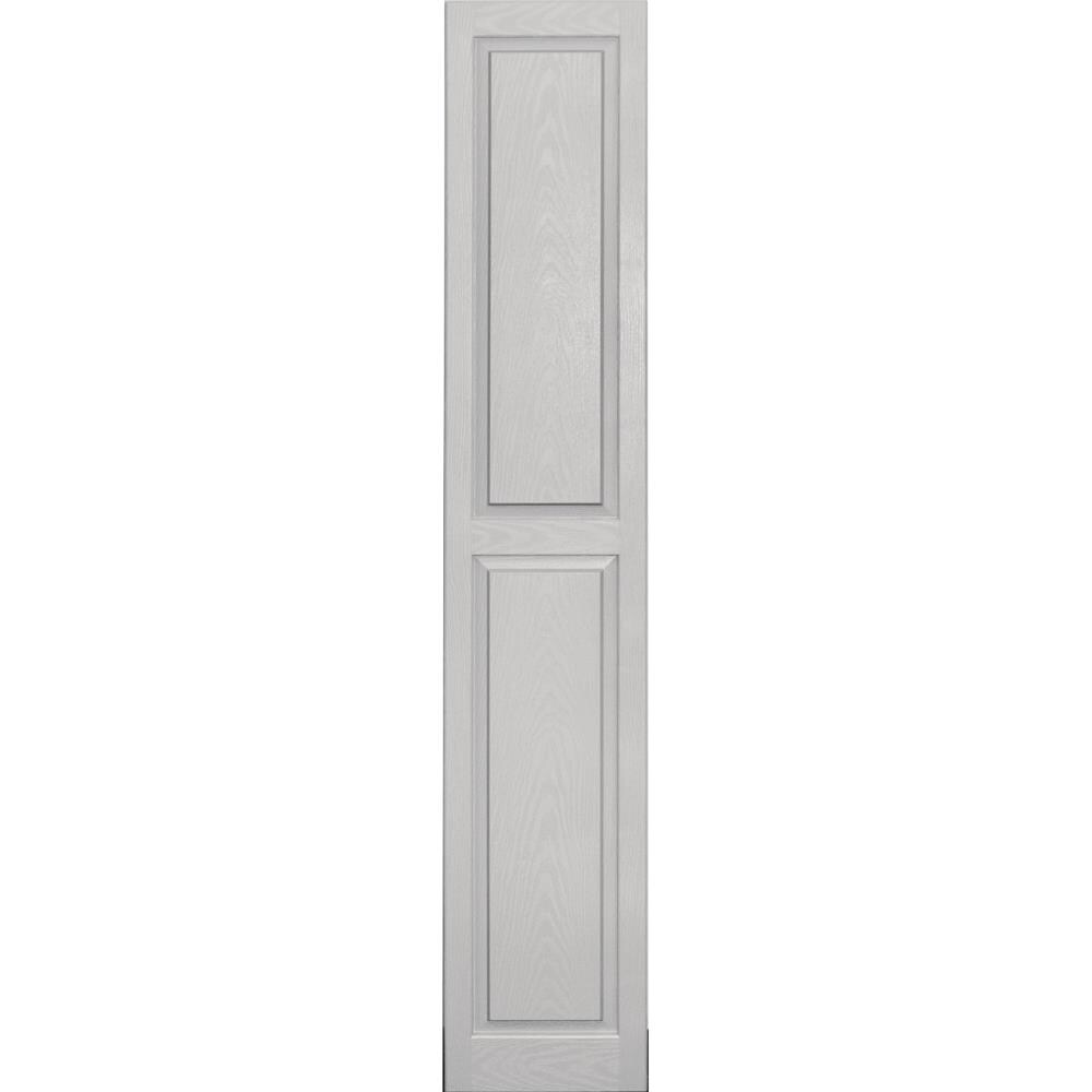 Details about   Vantage vinyl raised panel shutters paintable grey  14x47  3 sets of 2 shutters  