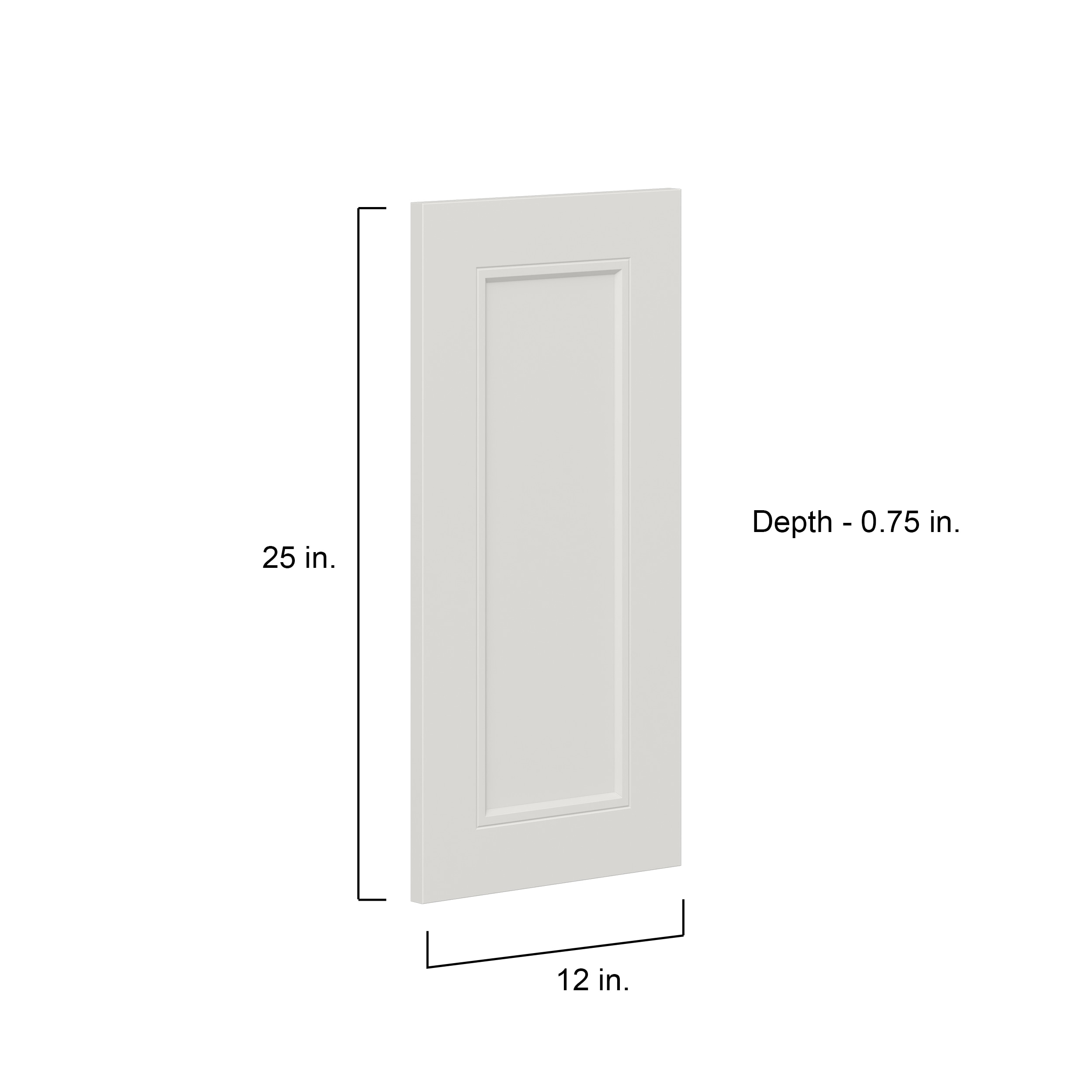 Hugo&Borg DSDR1225-BE Kitchen-Cabinet-Doors - View #4
