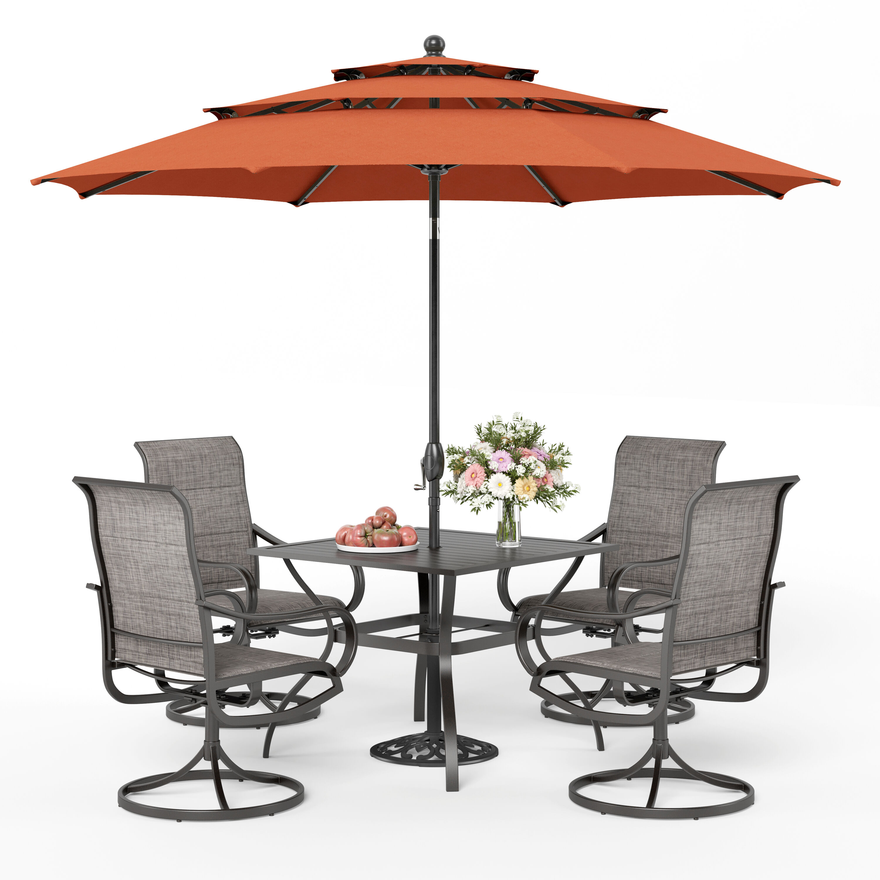 Sunshine Valley TC5-115-1-9R Patio-Dining-Sets - View #2