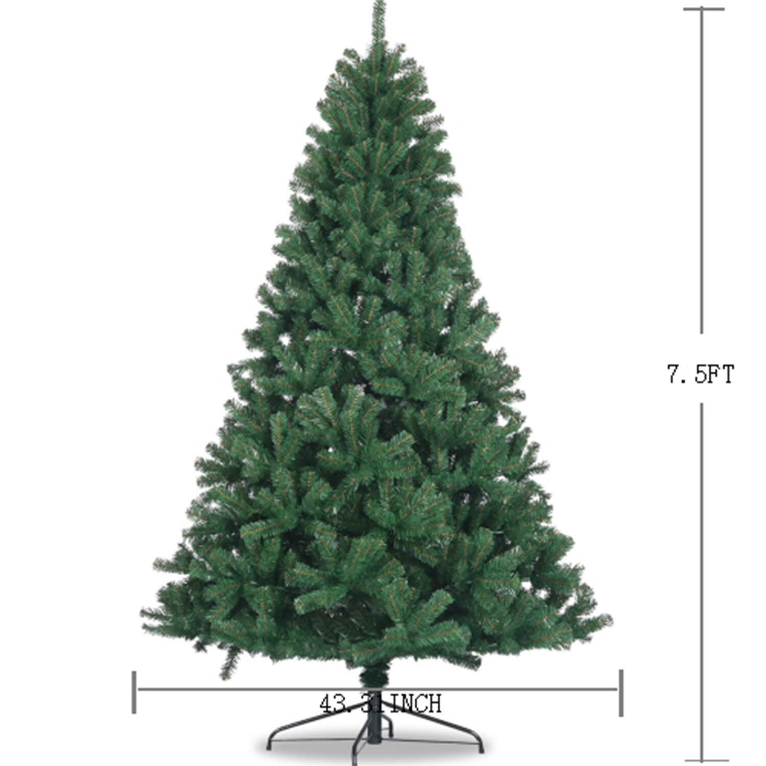 WELLFOR YA799675GN Artificial-Christmas-Trees - View #2