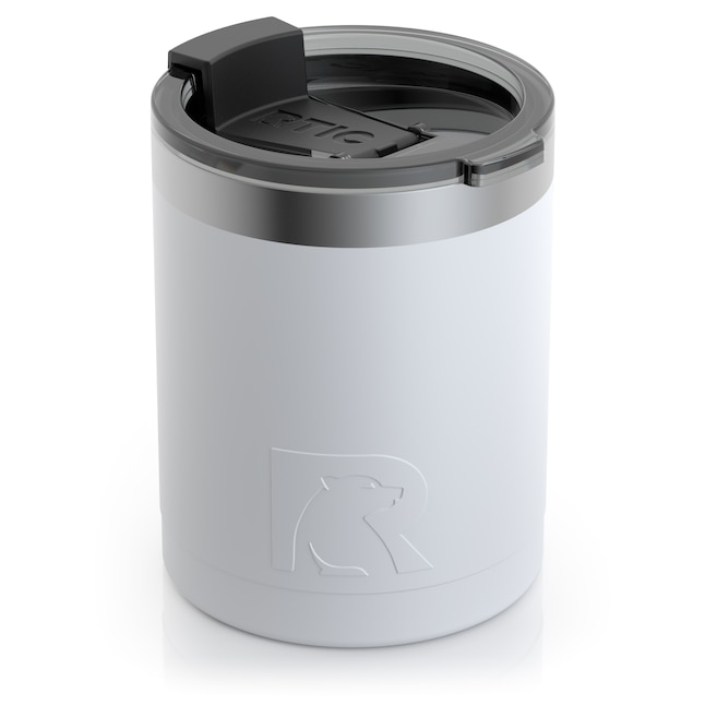 RTIC Outdoors Lowball Tumbler 12-fl oz Stainless Steel Insulated Lowball in White | 9778
