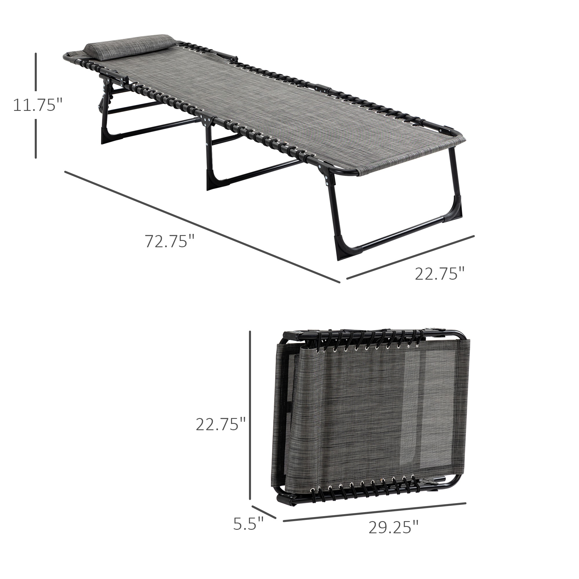  LW4743841SD Folding Polyester Youth Cot ( 264-lbs. Capacity )