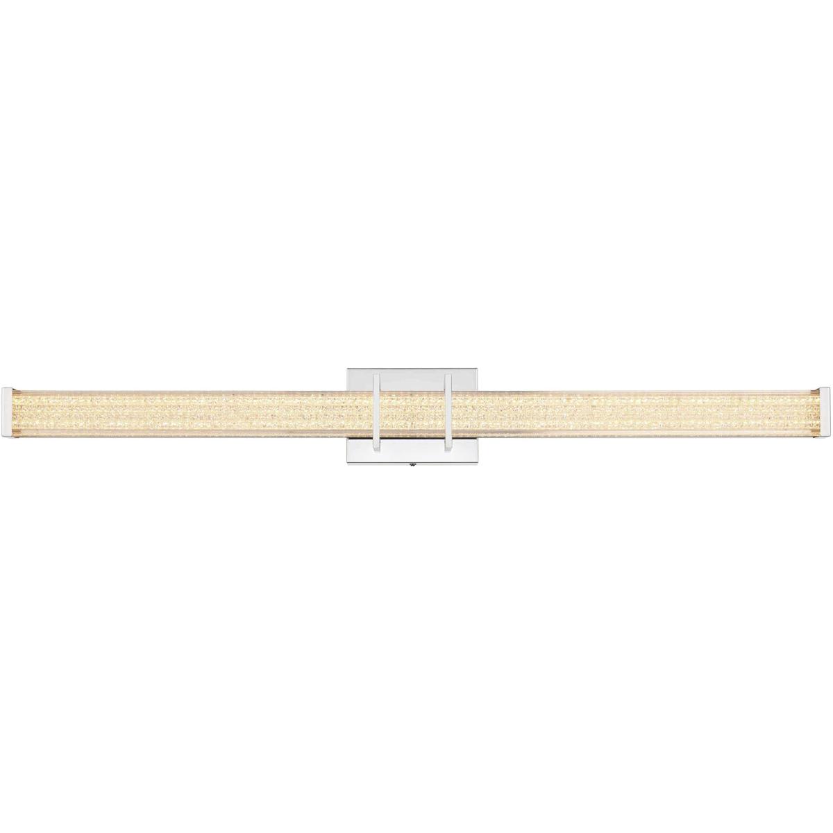 Elegant Lighting - Living District LD302W36C Ivaan 1 Light 36 inch Chrome Wall Sconce Wall Light