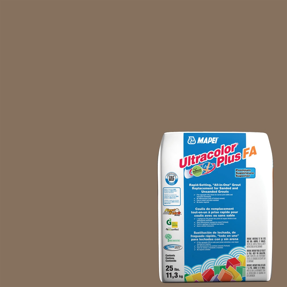 Ultracolor Plus FA Mocha #5042 All-in-one Grout (25-lb) in Brown | - MAPEI 6BU504211