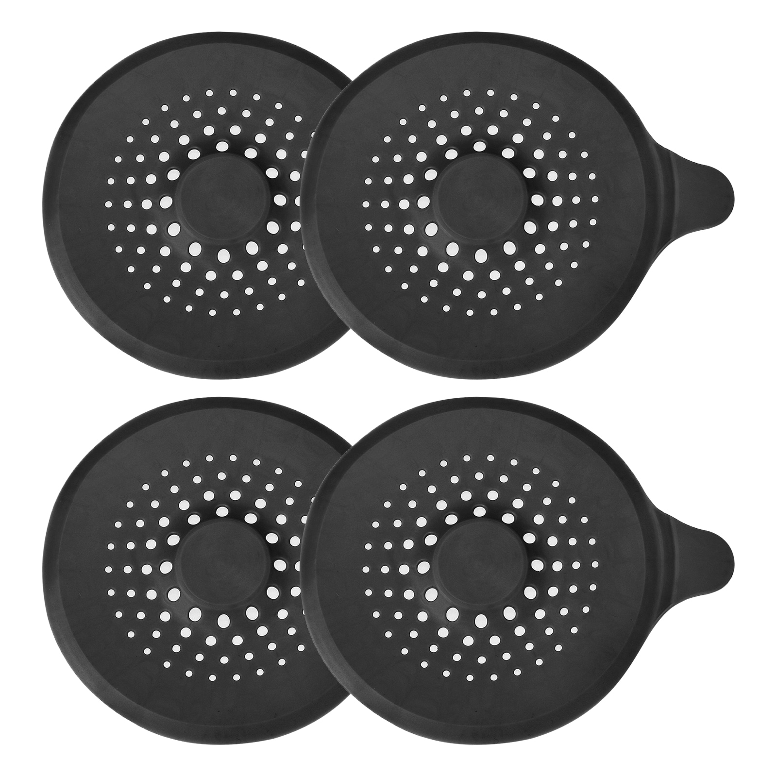 Unique Bargains - Hair Drain Catcher 5.51inch Tub Drain Covers Drain Protector with Handle Suctio...