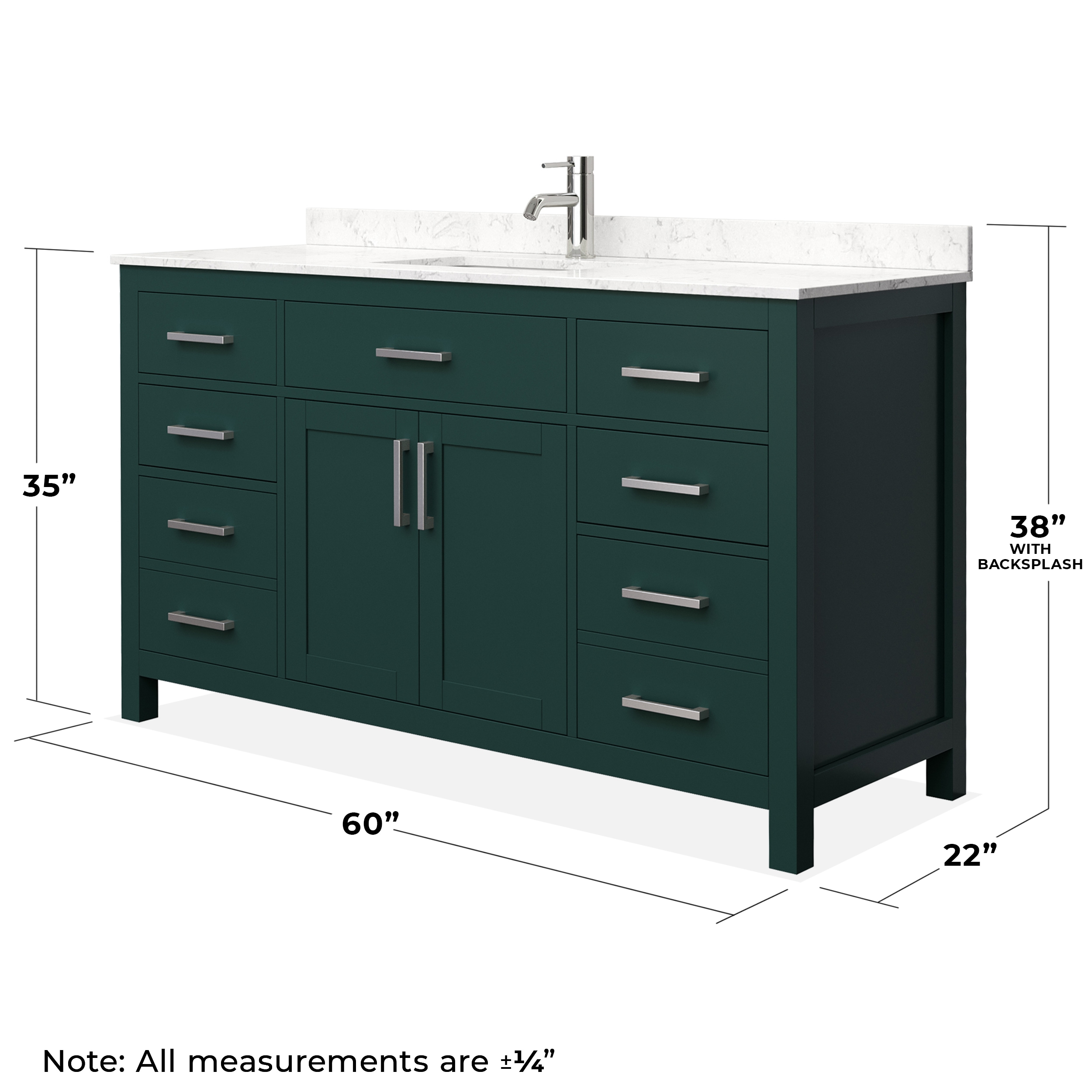 Wyndham Collection WCG242460SGECCUNSMXX Bath-Vanity-Combo - View #5
