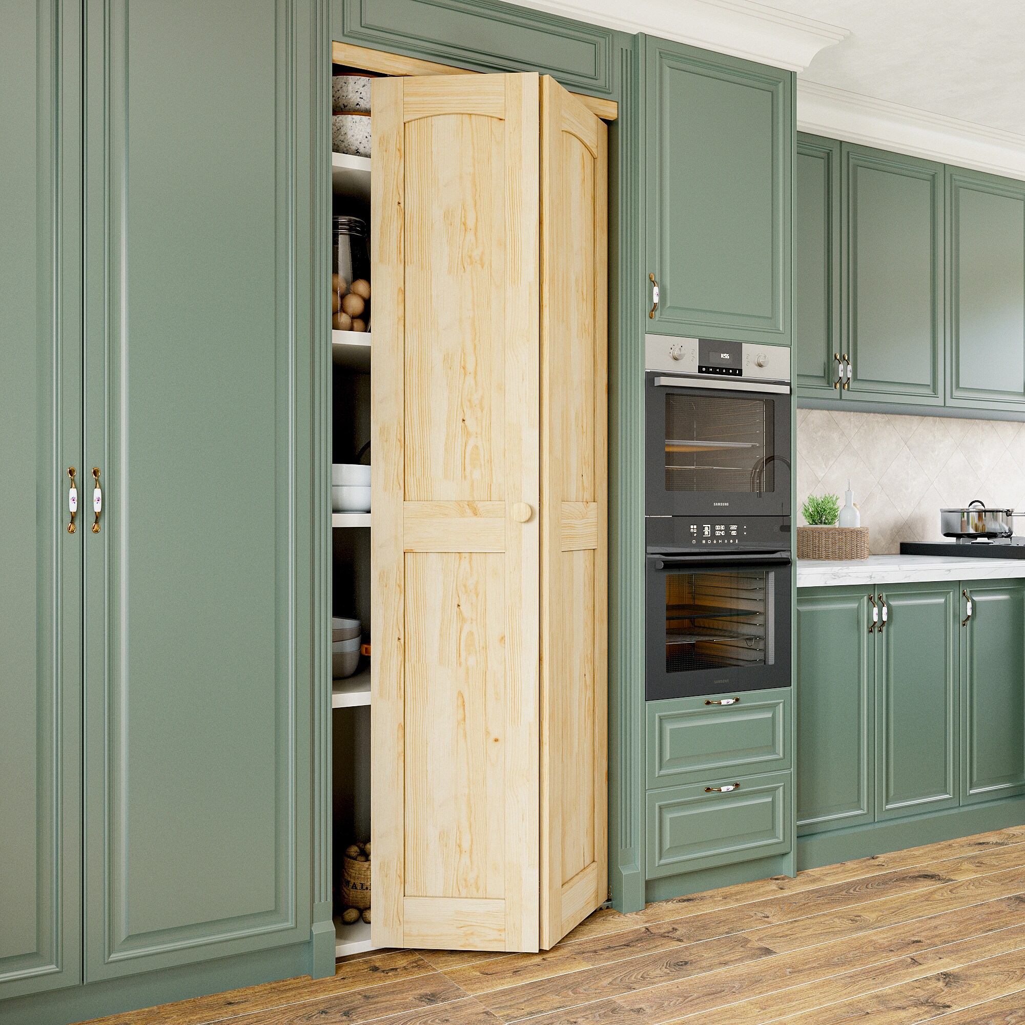 AINLARRY ZDPW-2P-30 Bifold-Sliding-Closet-Doors - View #10