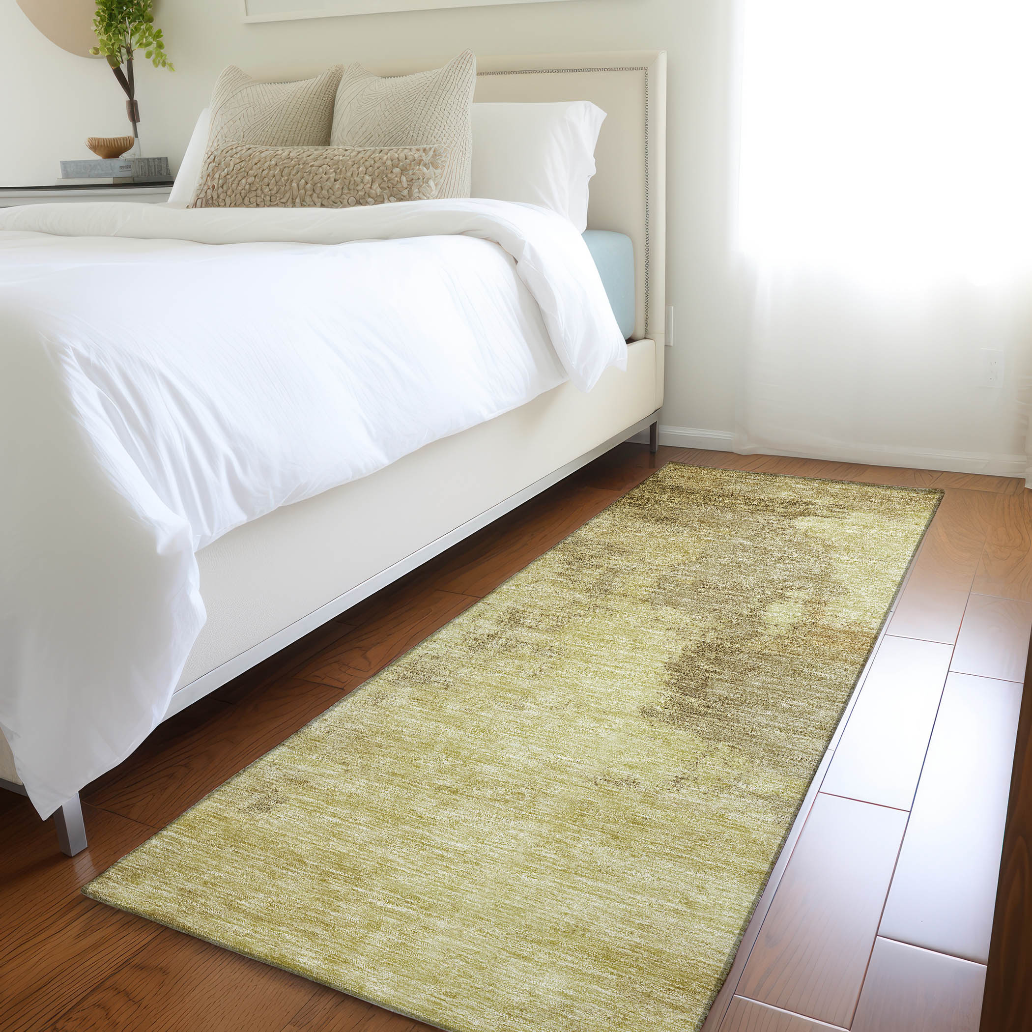 Addison Rugs ACN1068BR2X8 Chantille ACN1068BR 2 x 7 (ft) Polyester Brown Rectangular Indoor/Outdoor Geometric Machine washable Runner rug