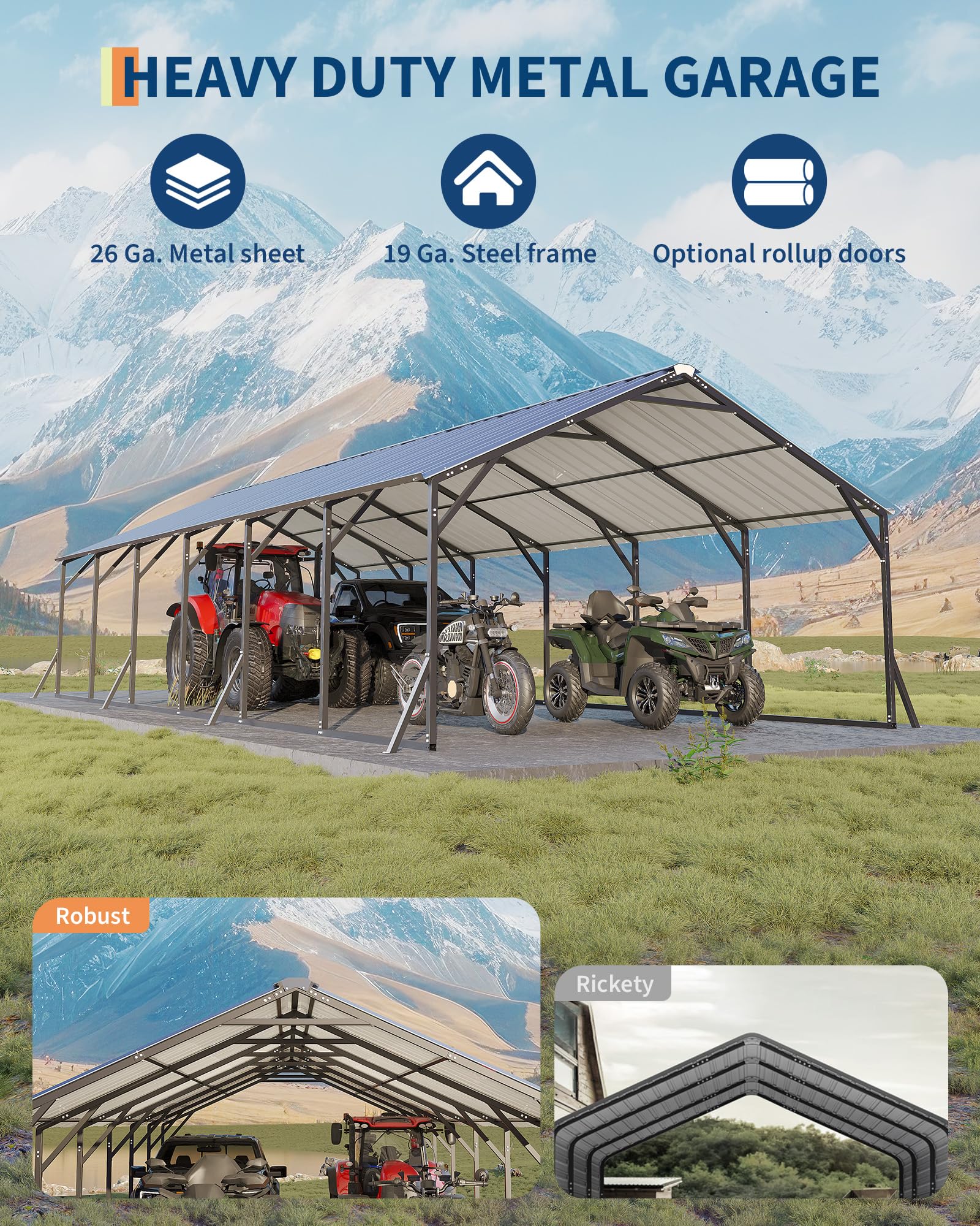 GarveeLife LMYCP-VO840708 Carport-Covers - View #5