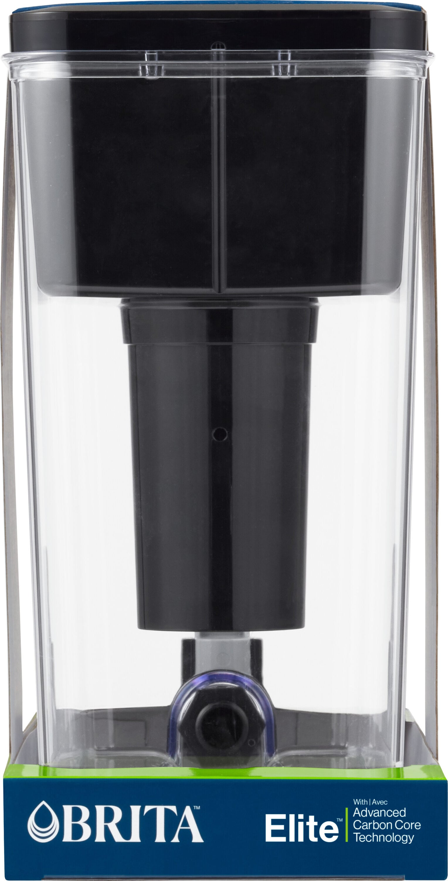 Jet Black Extra Large 27-Cup Filtered Water Dispenser