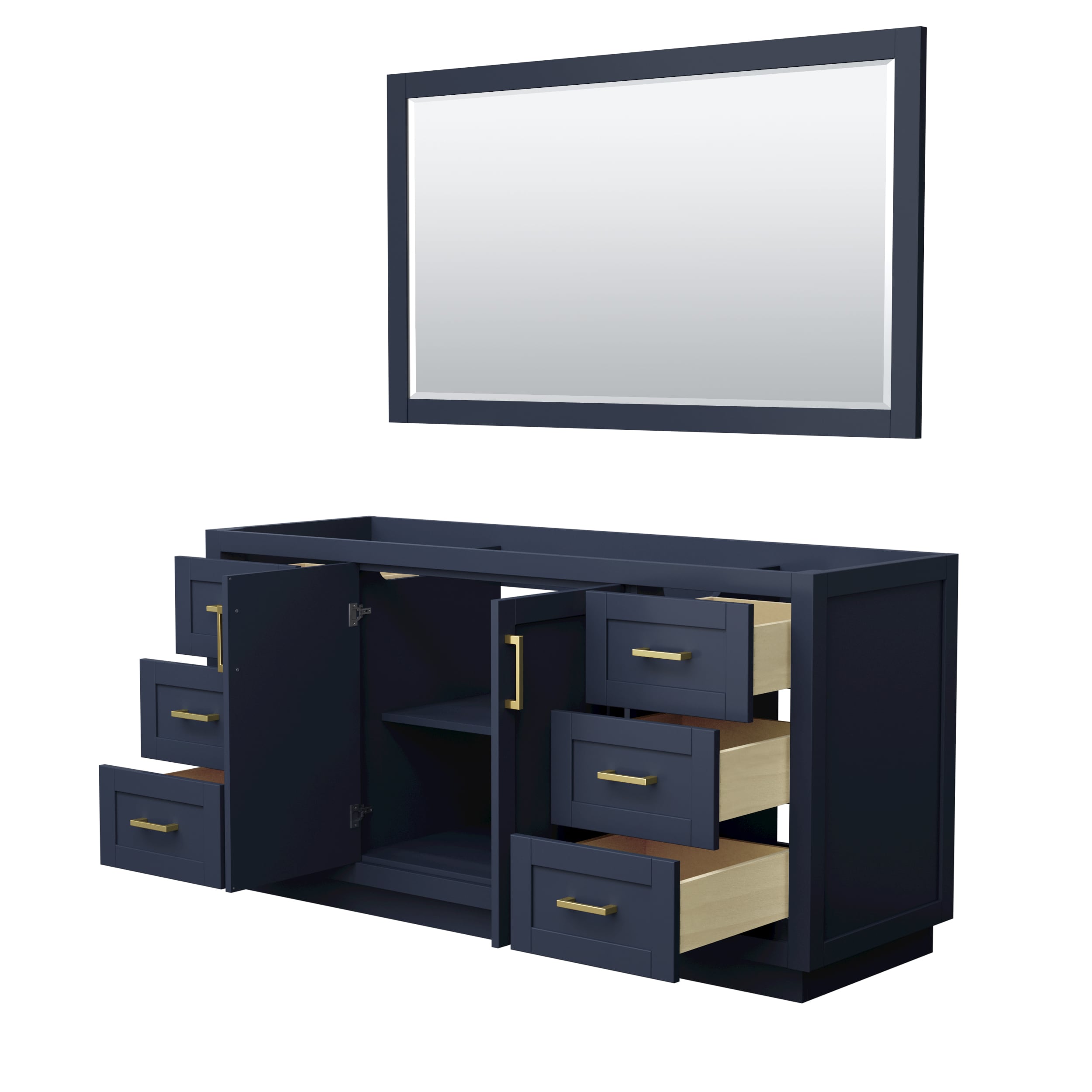 Wyndham Collection WCF292966SBLCXSXXM58 vanities - View #2