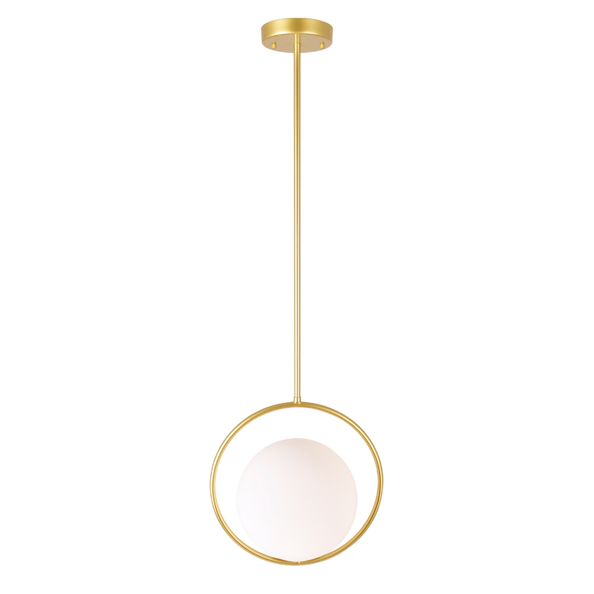 Celeste Gold Glass LED Mini Pendant Light