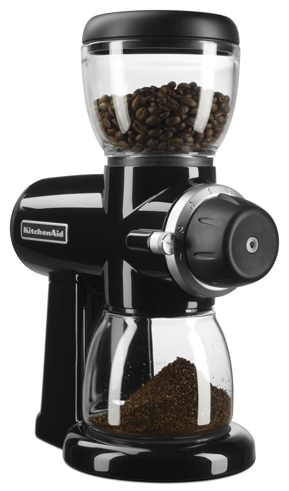 KitchenAid 4.5 oz Onyx Black Burr Coffee Grinder at