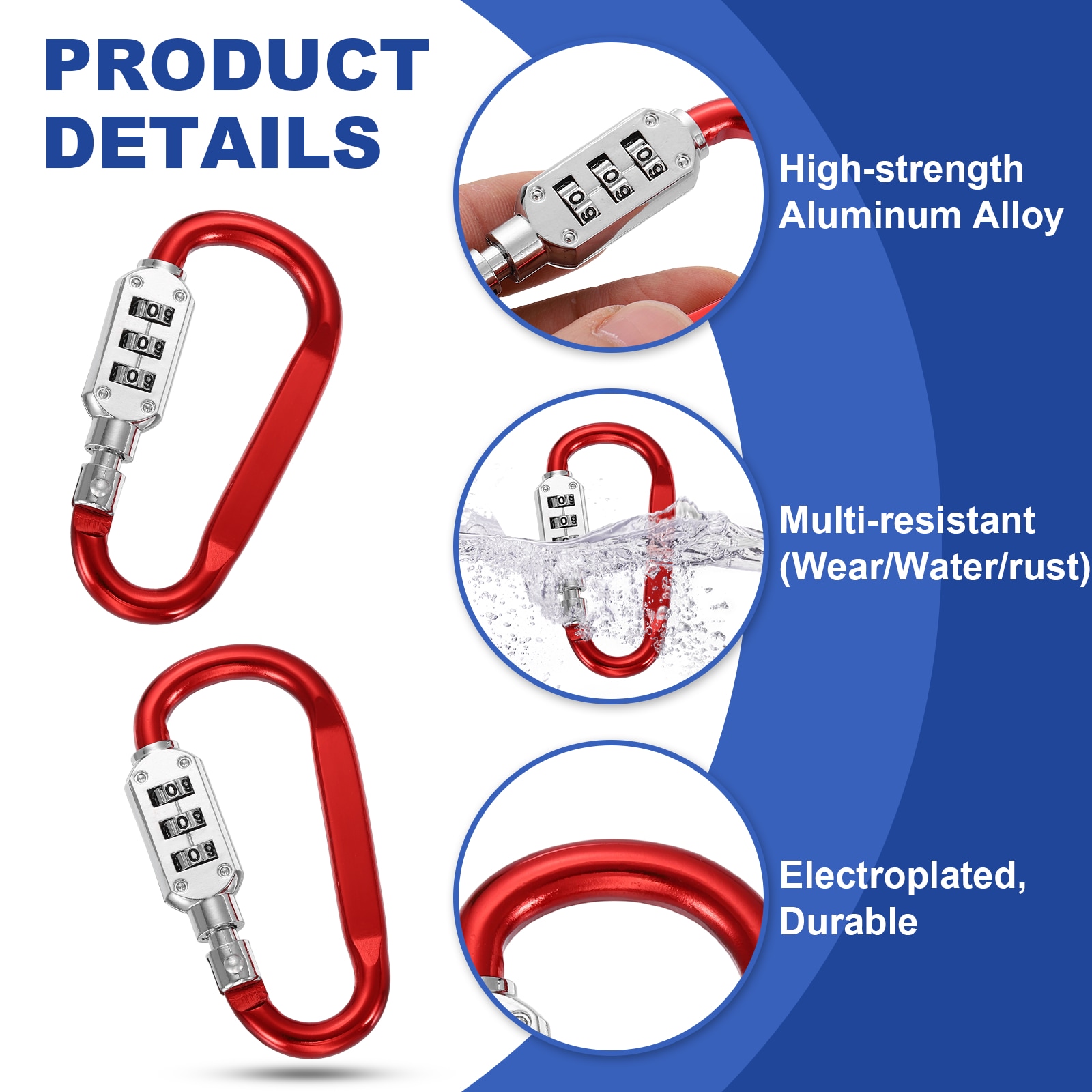 PATIKIL S26042700UX5151 Padlocks-Locks-Cables - View #3