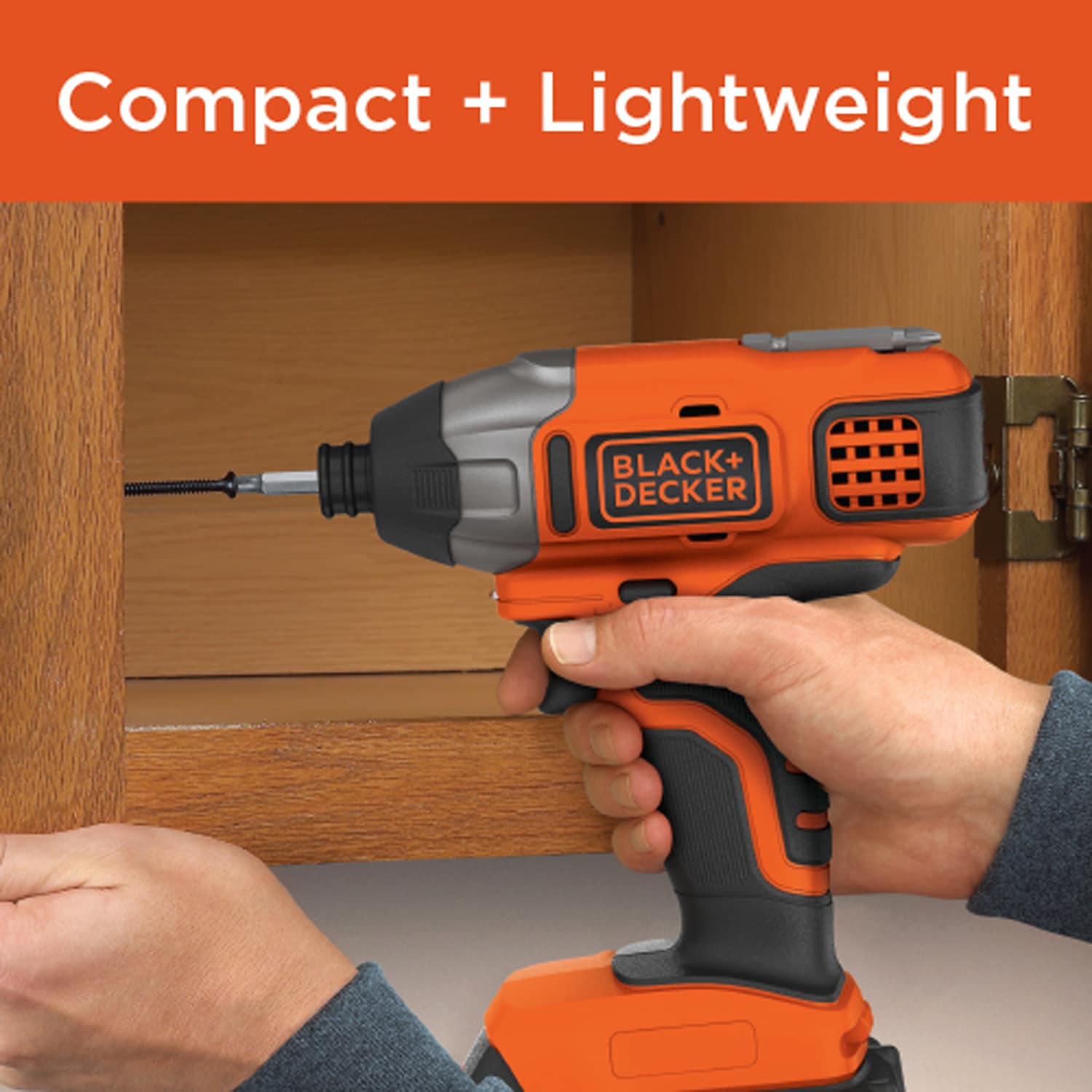 BLACK+DECKER 20-volt Max 1/4-in Cordless Impact Driver (1-Battery Included,  Charger Included) in the Impact Drivers department at