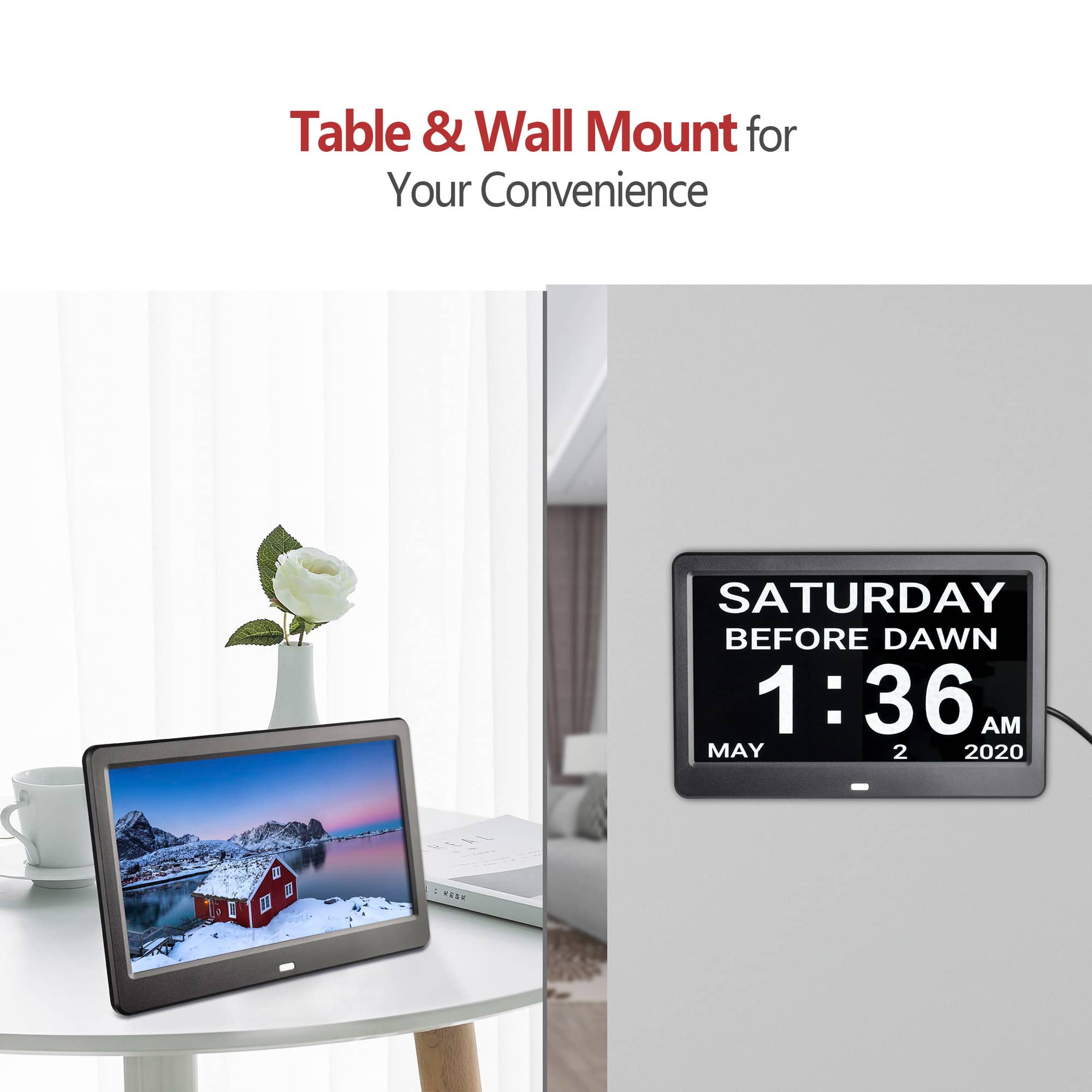 Yescom 06CLK002-10IN-06-LO Indoor-Outdoor-Clocks - View #8