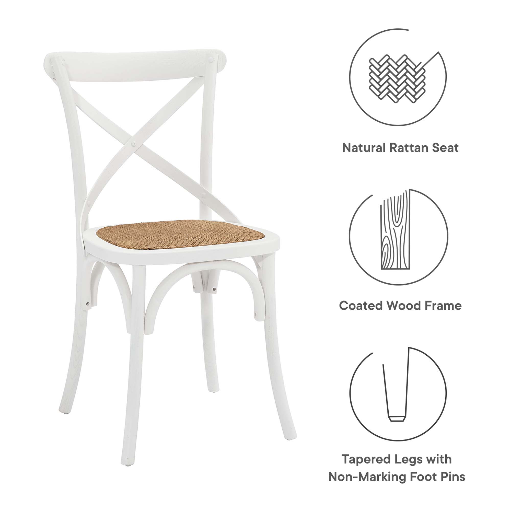 Modway EEI-3481-WHI Dining-Chairs - View #2