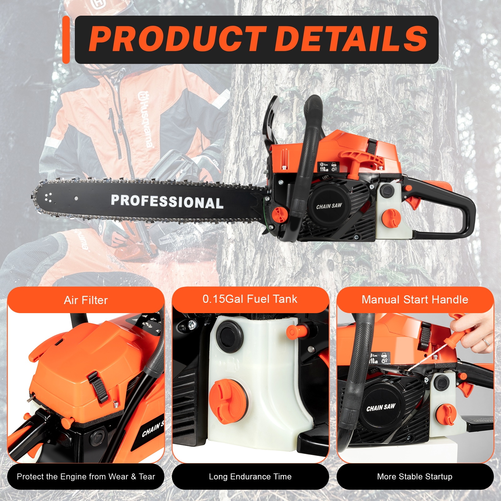 CNCEST OT-ZJGJ-4560 Cordless-Chainsaw - View #7